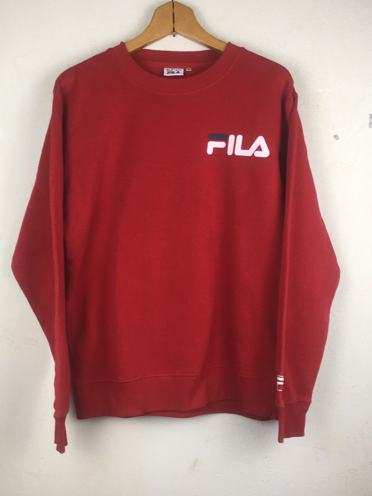 Fila Sweatshirt Mini Embroidered Logo Spell Out