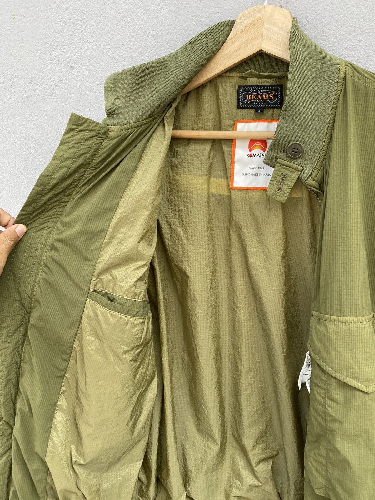 Beams Plus Beams Plus WEP Olive Green Multipockets Bomber Jacket Size US M / EU 48-50 / 2 - 10 Thumbnail