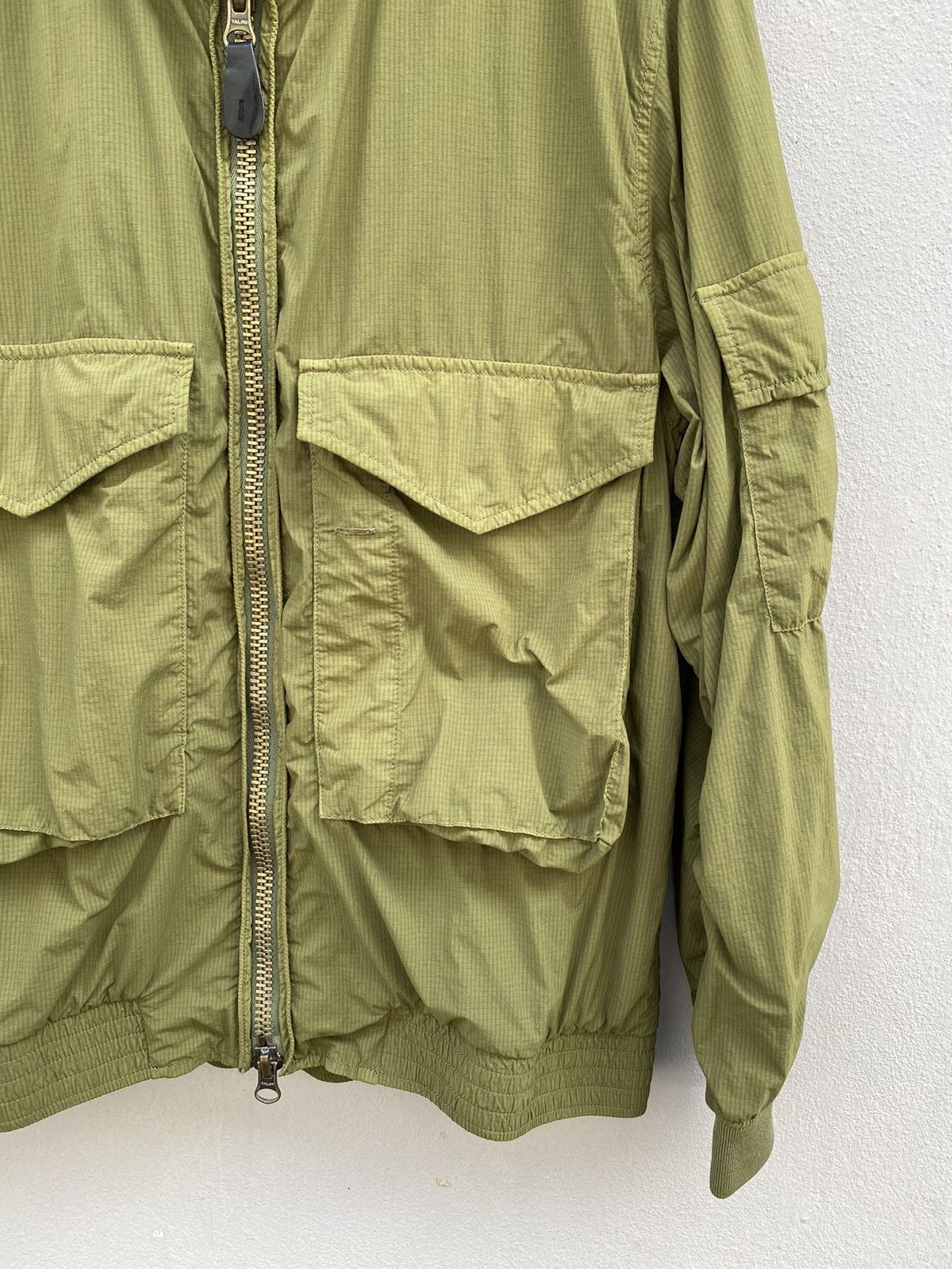 Beams Plus Beams Plus WEP Olive Green Multipockets Bomber Jacket Size US M / EU 48-50 / 2 - 14 Thumbnail