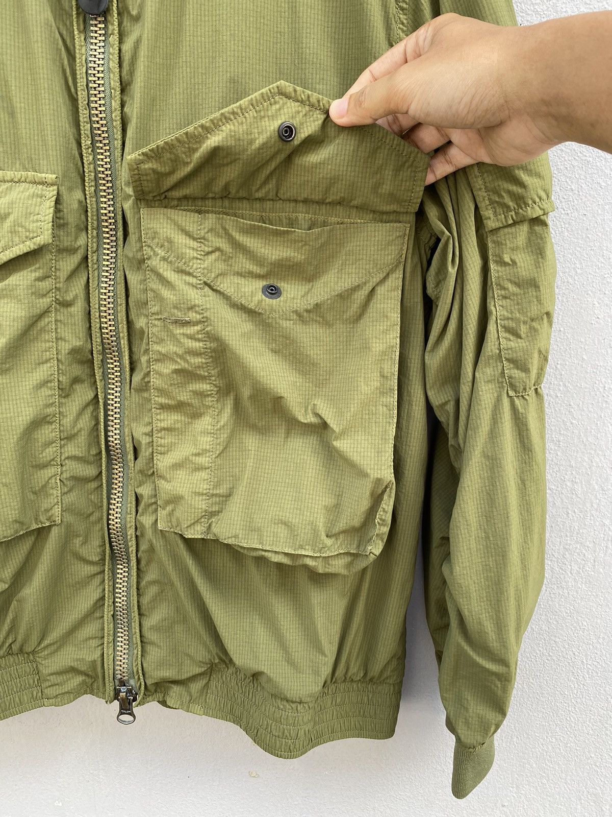 Beams Plus Beams Plus WEP Olive Green Multipockets Bomber Jacket Size US M / EU 48-50 / 2 - 15 Thumbnail