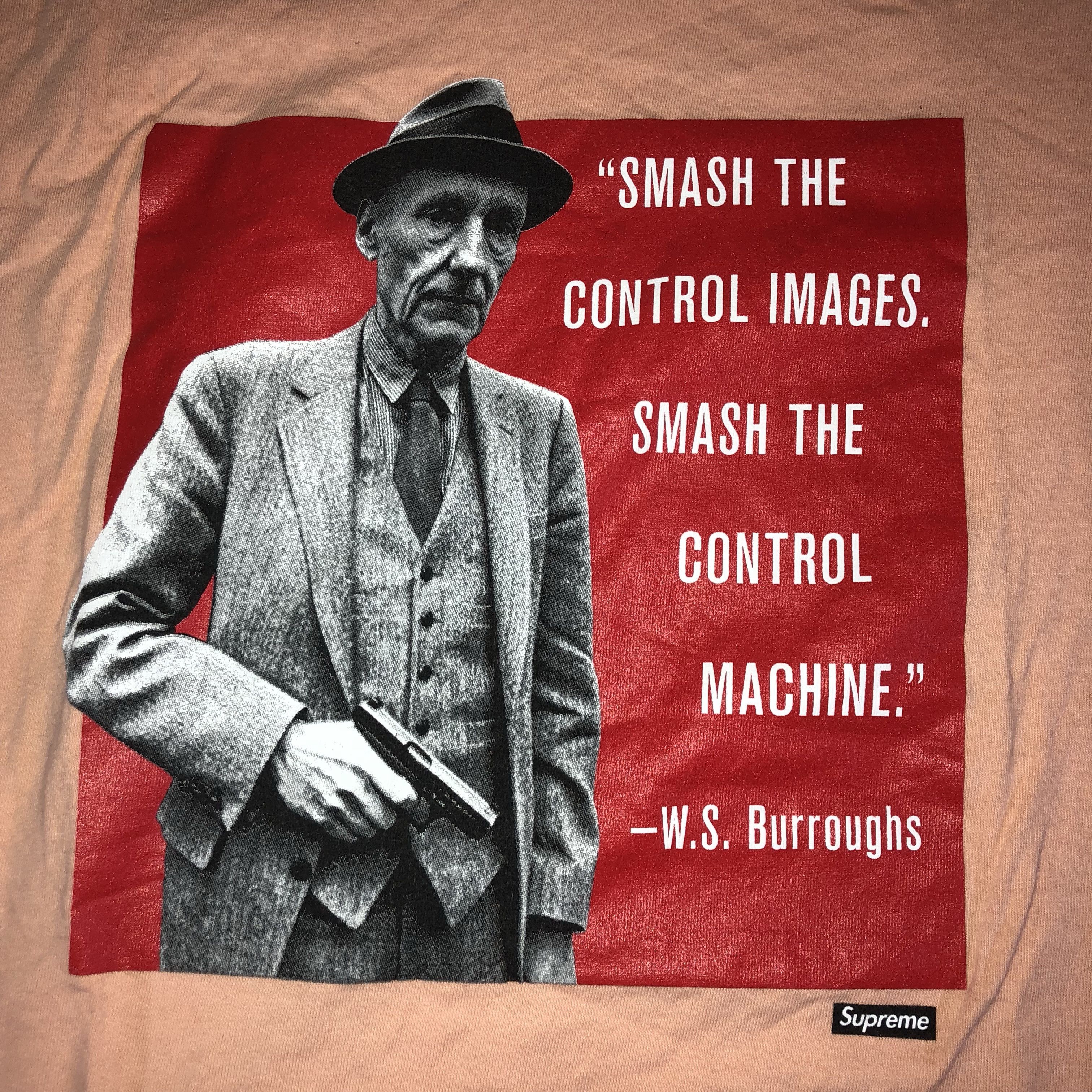 Supreme Supreme Burroughs Tee Peach Size US L / EU 52-54 / 3 - 2 Thumbnail