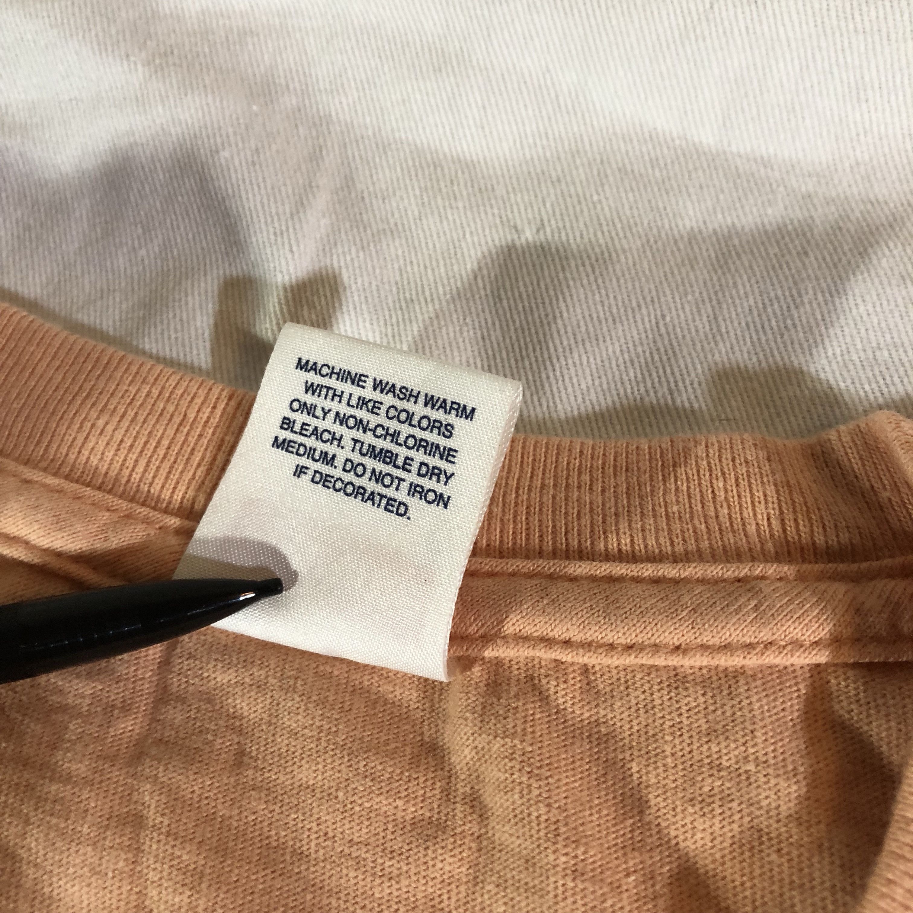 Supreme Supreme Burroughs Tee Peach Size US L / EU 52-54 / 3 - 5 Thumbnail