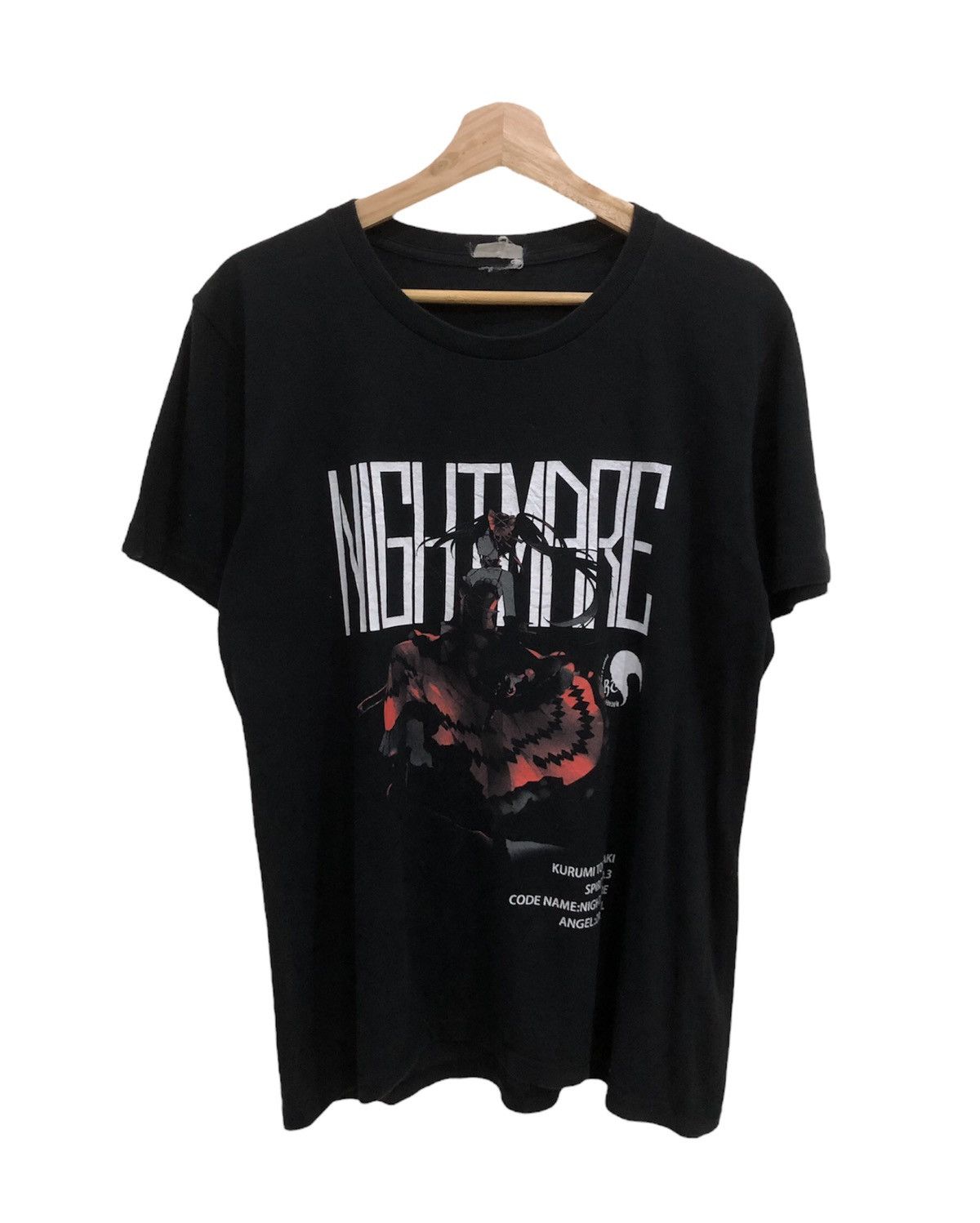 Anime Japanese Kurumi Tokisaki Nightmare Cartoon Tshirt Size US M / EU 48-50 / 2 - 1 Thumbnail