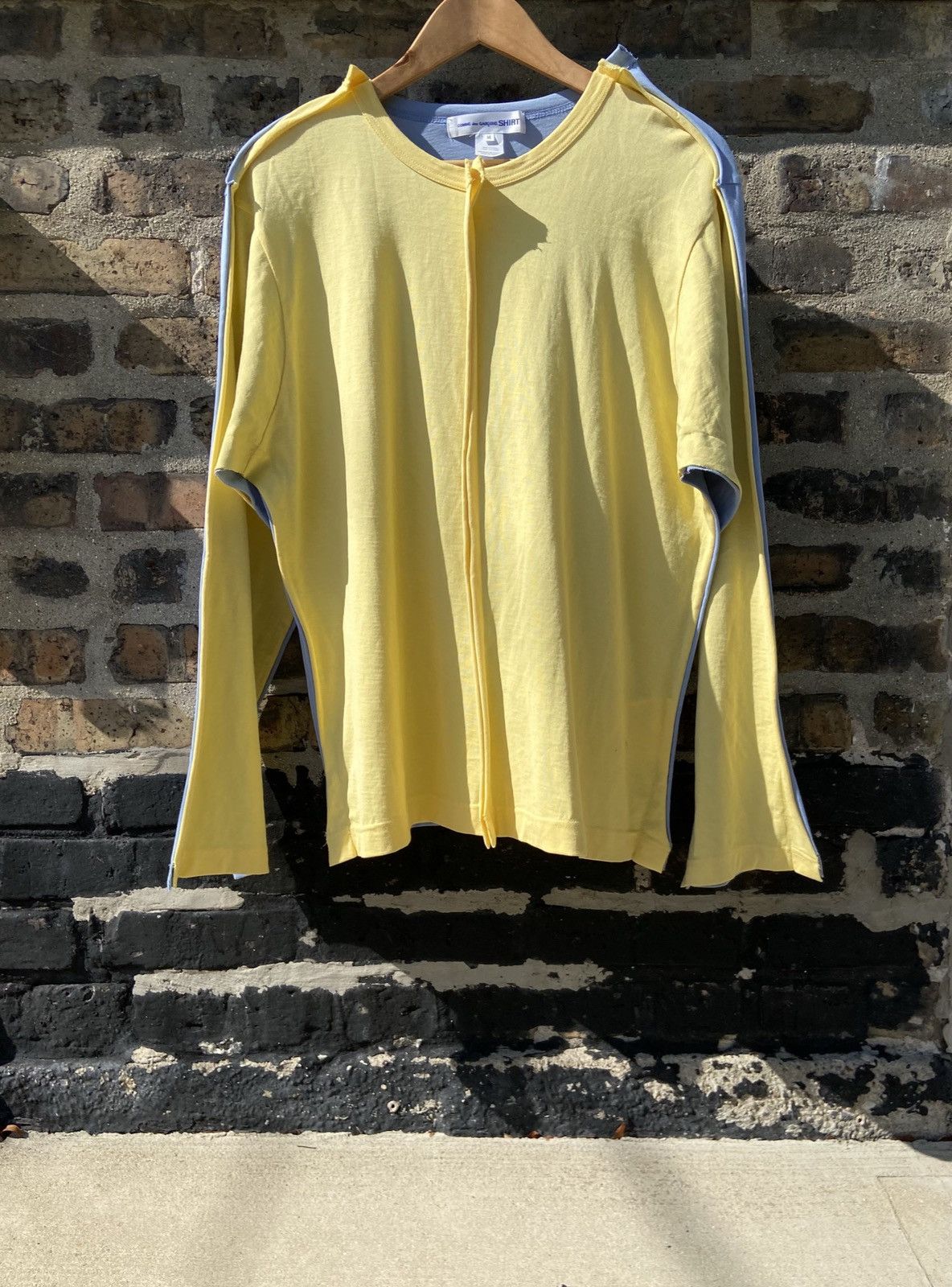Comme des Garcons SHIRT Split Exposed Seam Longsleeve Size US M / EU 48-50 / 2 - 1 Thumbnail