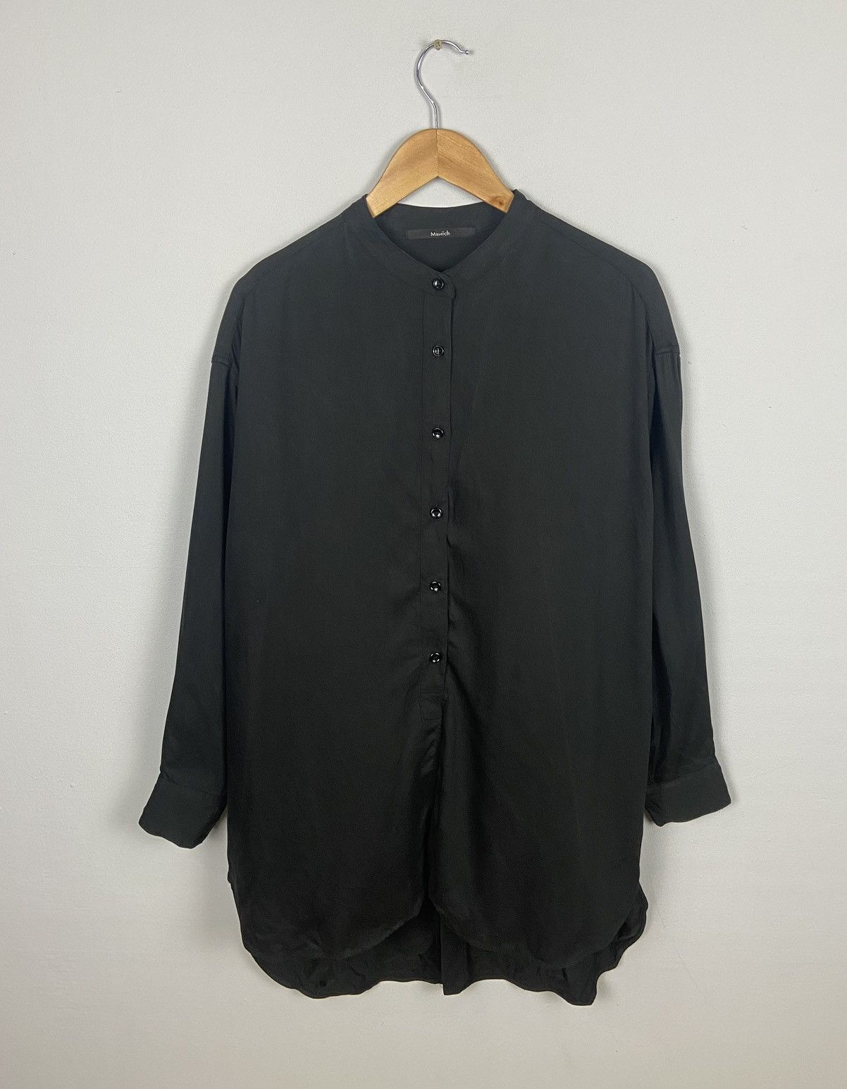Japanese Brand × Other Munich Japan Black Elegent Os Button UP Cellulose Size ONE SIZE - 1 Thumbnail
