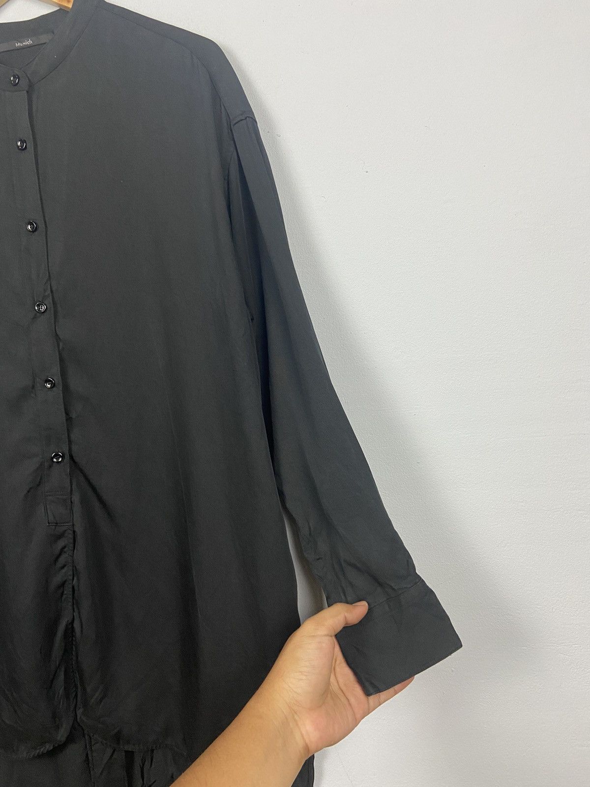 Japanese Brand × Other Munich Japan Black Elegent Os Button UP Cellulose Size ONE SIZE - 4 Thumbnail