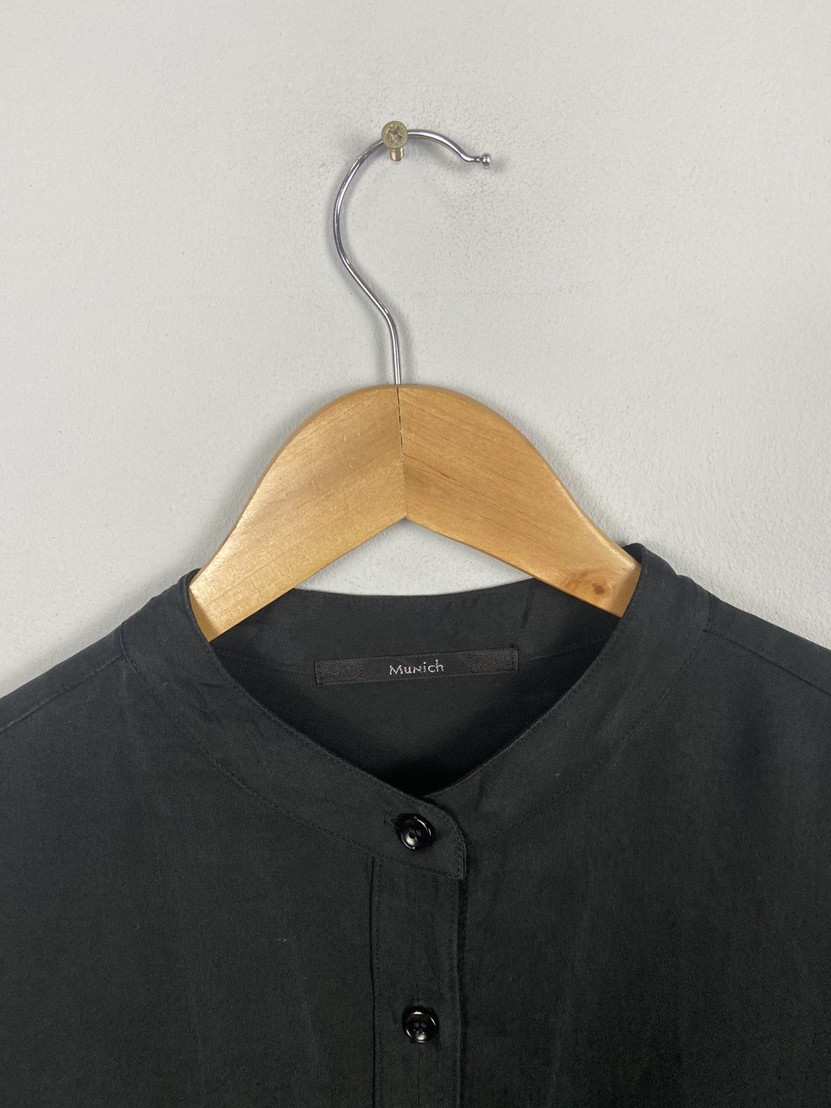 Japanese Brand × Other Munich Japan Black Elegent Os Button UP Cellulose Size ONE SIZE - 2 Thumbnail