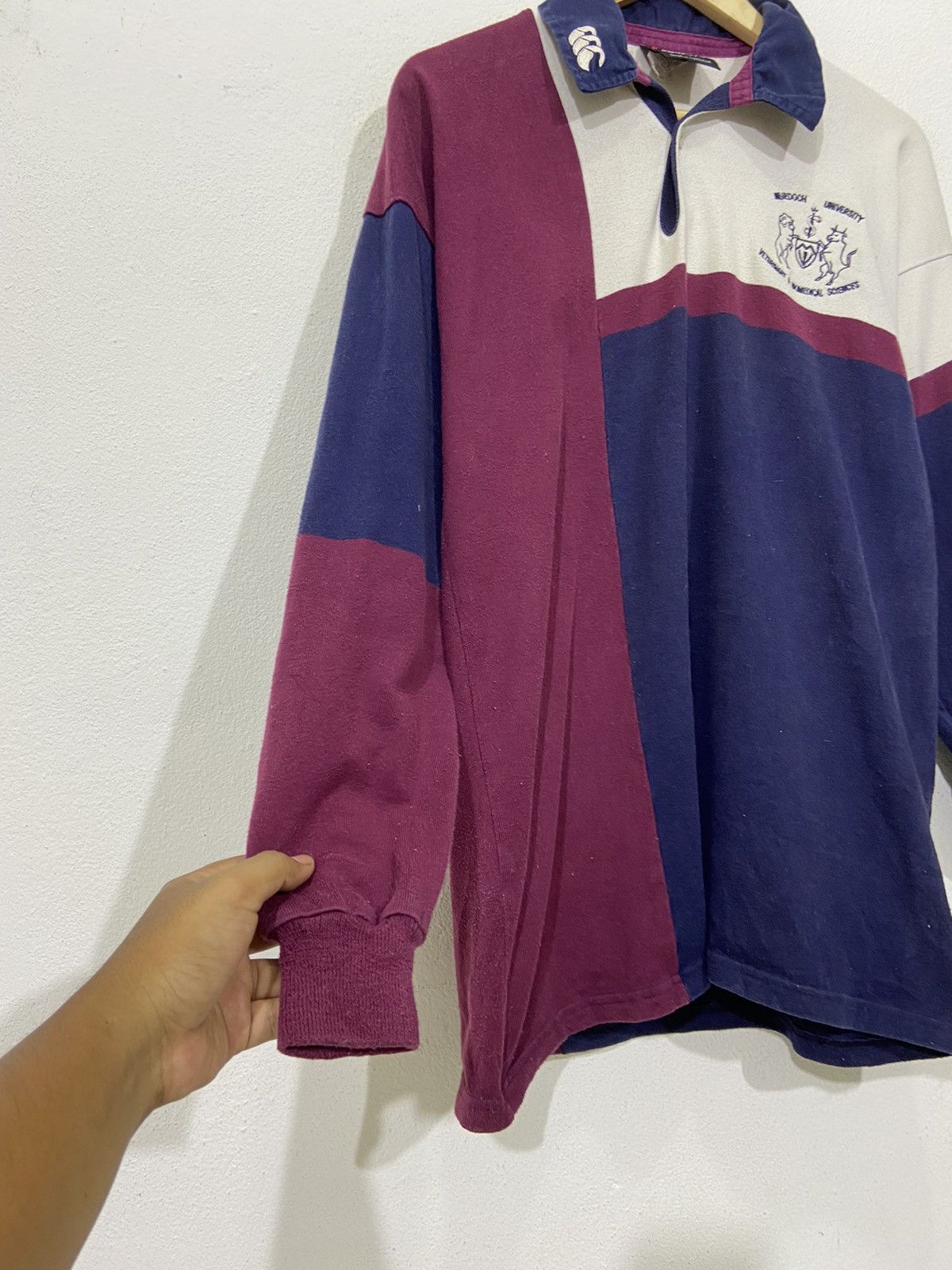Canterbury of New Zealand Vintage Canterbury Australia University Murdoch Rugby Shirt Size US L / EU 52-54 / 3 - 2 Thumbnail
