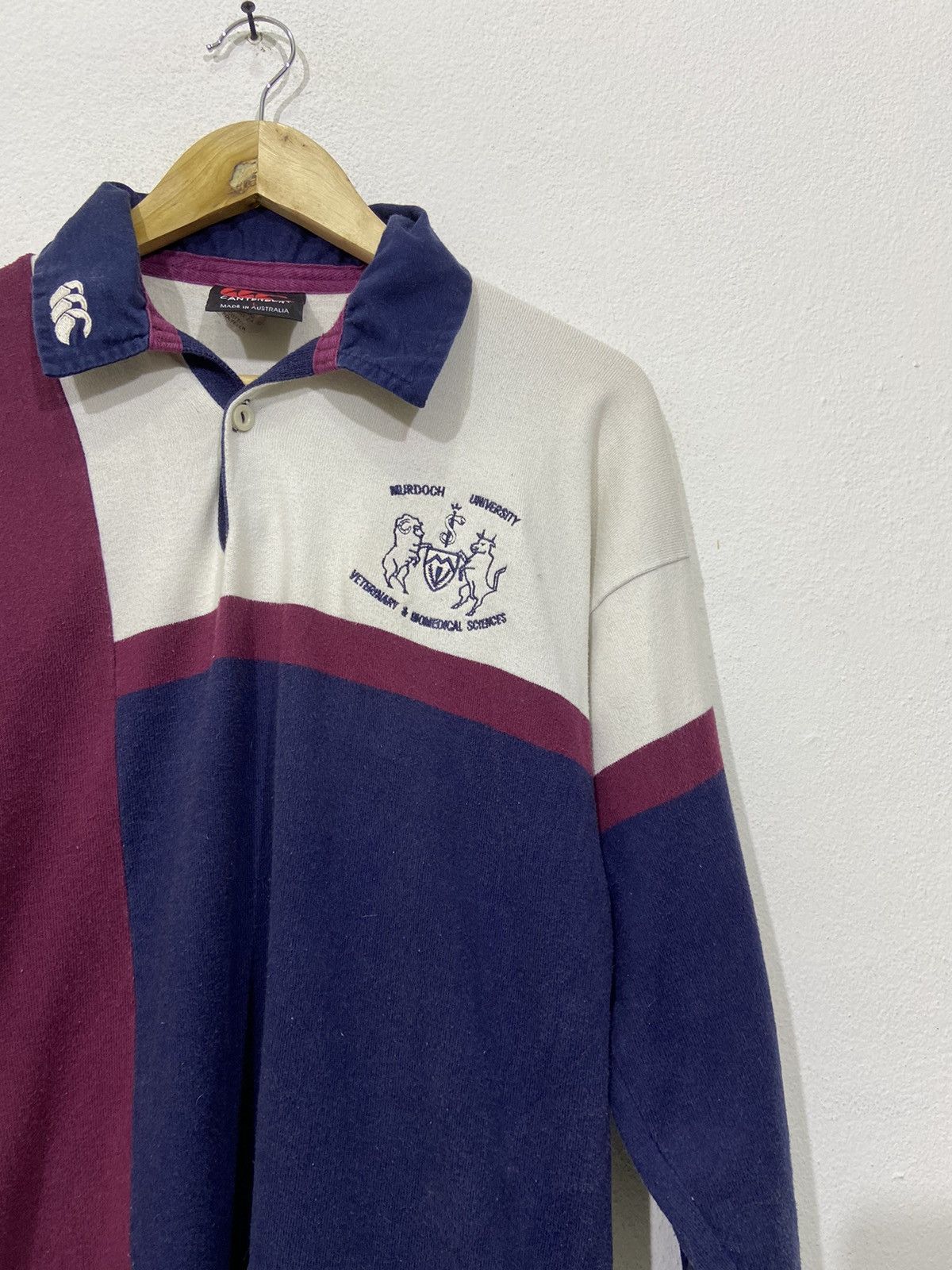Canterbury of New Zealand Vintage Canterbury Australia University Murdoch Rugby Shirt Size US L / EU 52-54 / 3 - 4 Thumbnail