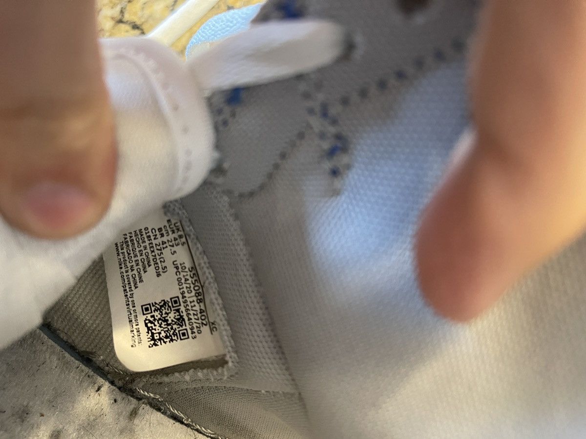 Jordan Brand × Nike Jordan 1 Retro High Hyper Royal Smoke Grey- Gently Used Size US 9.5 / EU 42-43 - 12 Thumbnail
