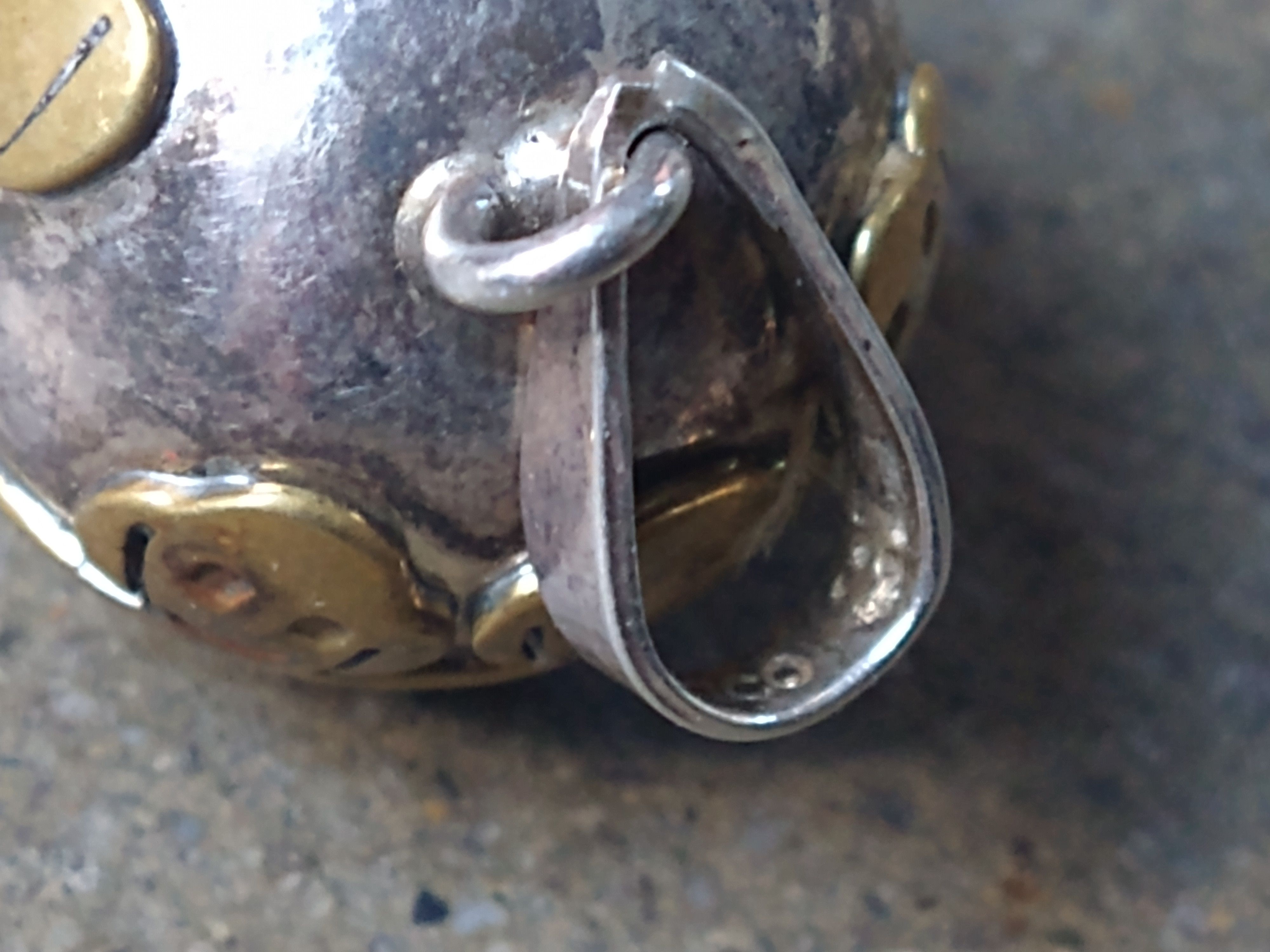 Jewelry Vintage Sterling Silver Pendant Chime Bell World Peace 13.9g Size ONE SIZE - 6 Thumbnail