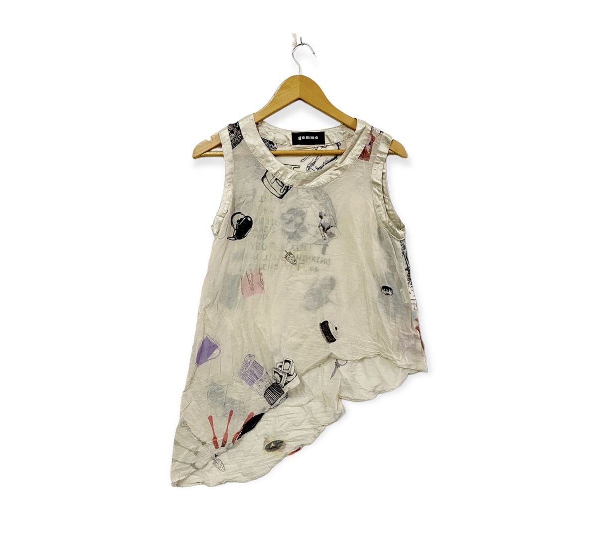 vintage GOMME made in japan tank tops