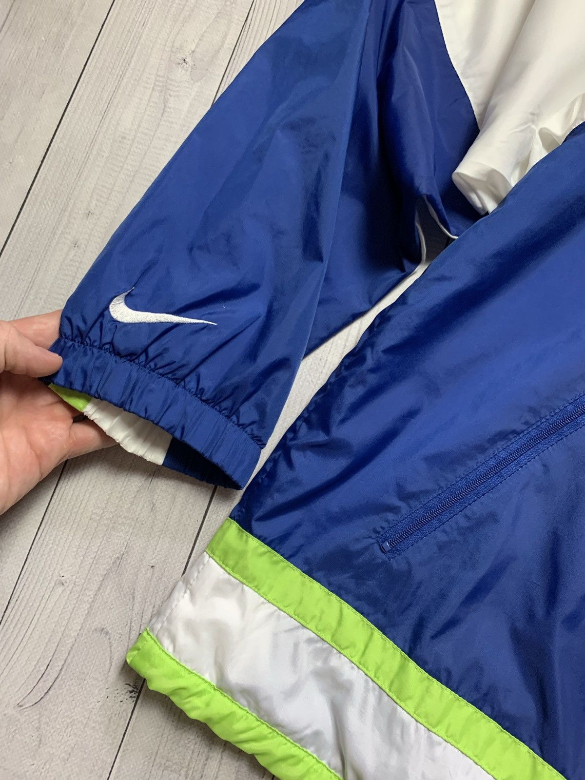 Nike × Vintage Vintage Nike track jacket Court challenge size L logo swoosh Size US L / EU 52-54 / 3 - 4 Thumbnail