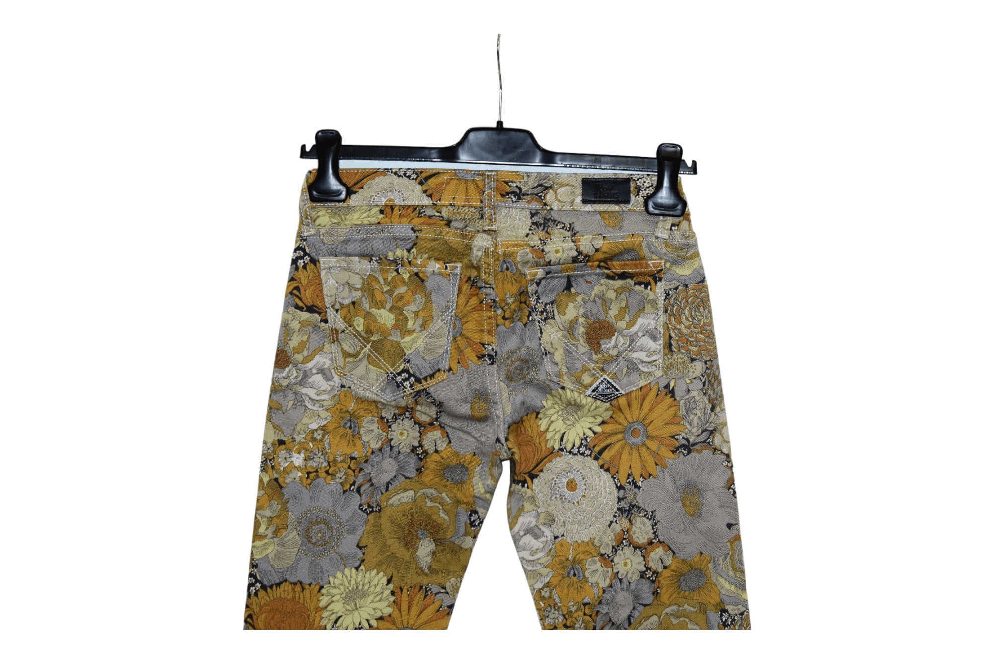 Roy Denim Roy Rogers slim fit floral printed stretch denim jeans Size 27" / US 4 / IT 40 - 9 Thumbnail