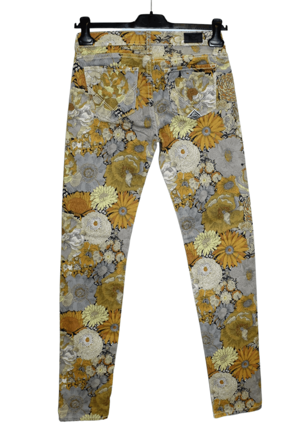 Roy Denim Roy Rogers slim fit floral printed stretch denim jeans Size 27" / US 4 / IT 40 - 4 Thumbnail