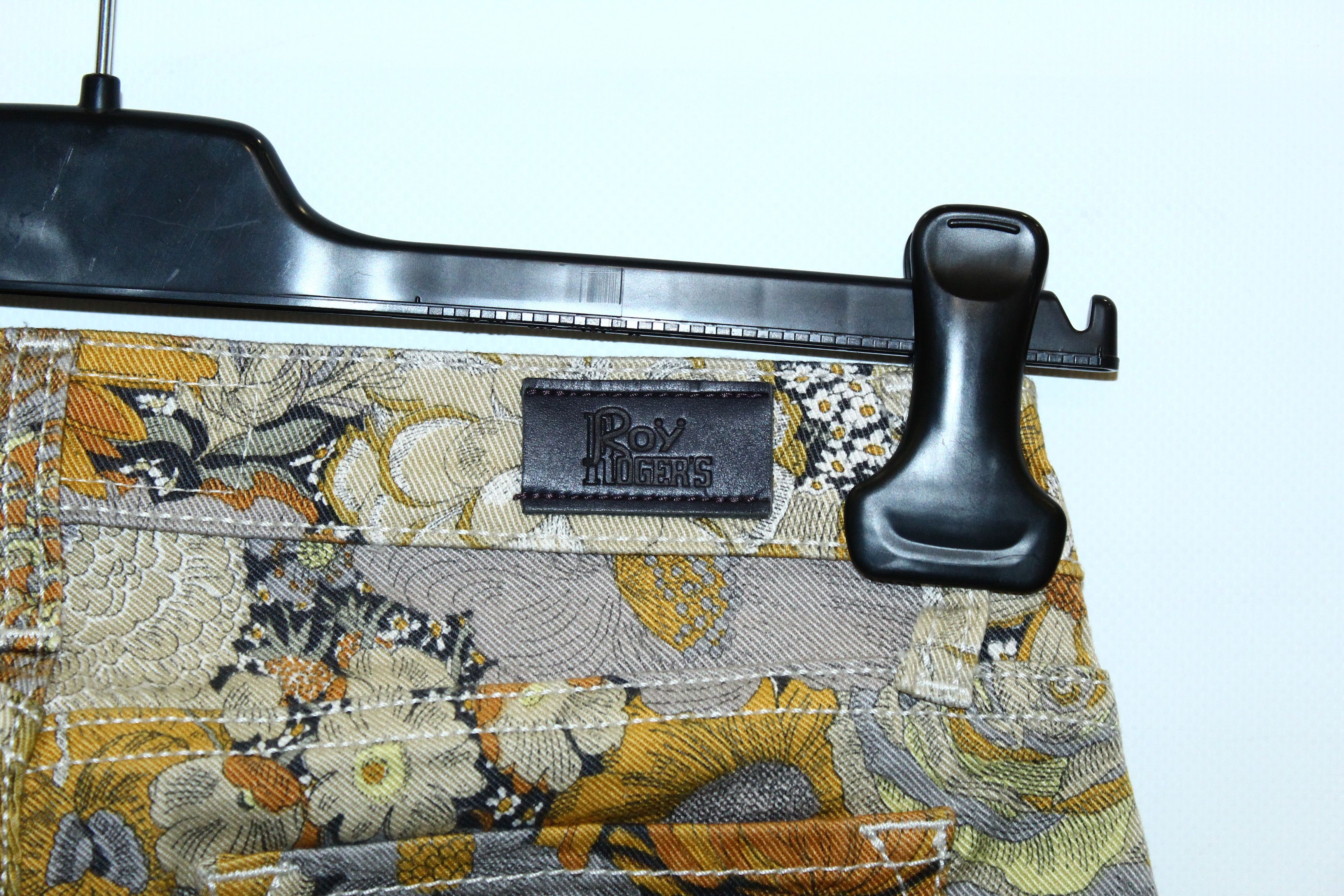 Roy Denim Roy Rogers slim fit floral printed stretch denim jeans Size 27" / US 4 / IT 40 - 6 Thumbnail
