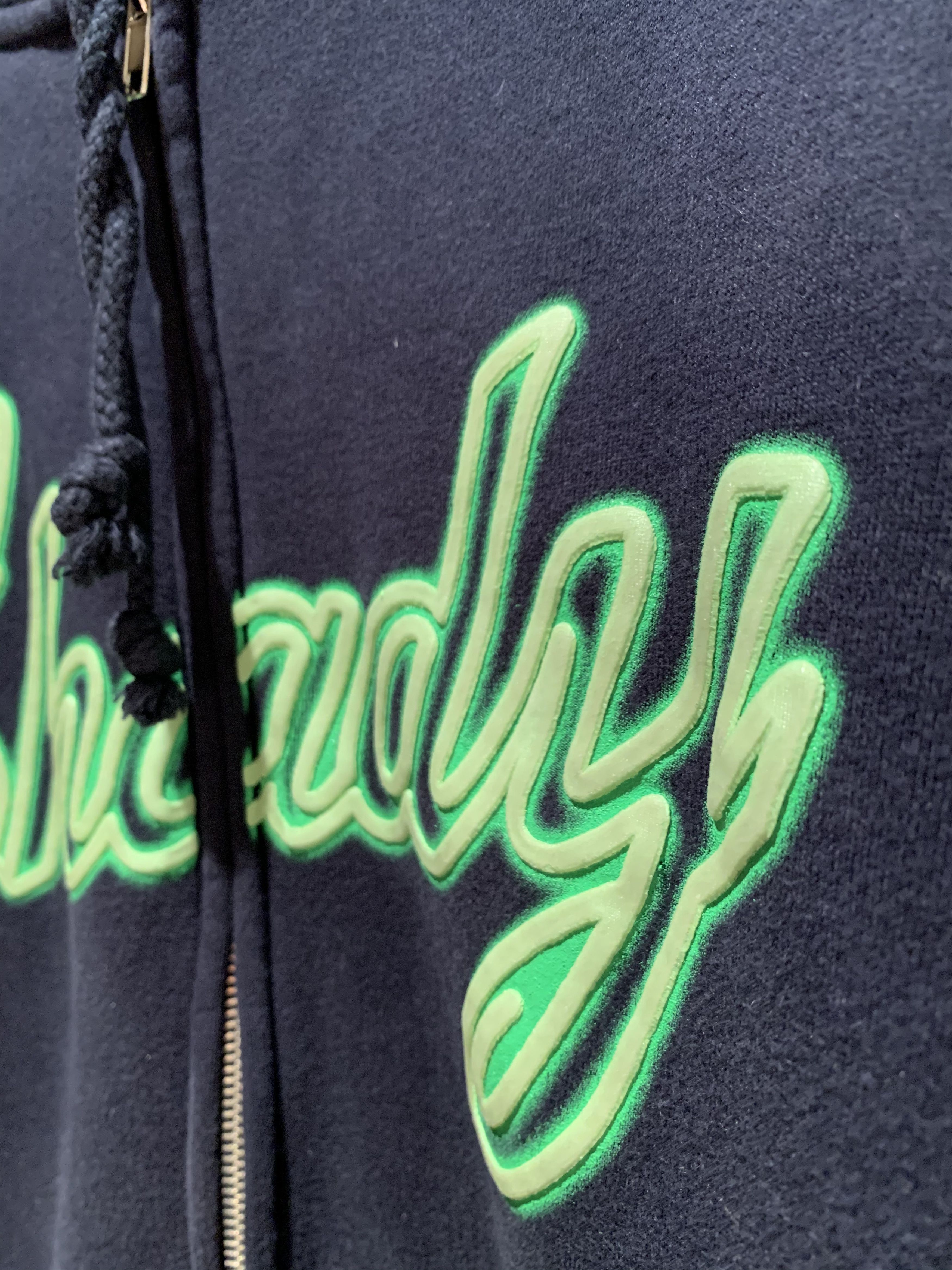 Eminem *RARE* Vintage Shady Ltd Eminem Glow Puff Print Zip Hoodie Size US M / EU 48-50 / 2 - 3 Thumbnail