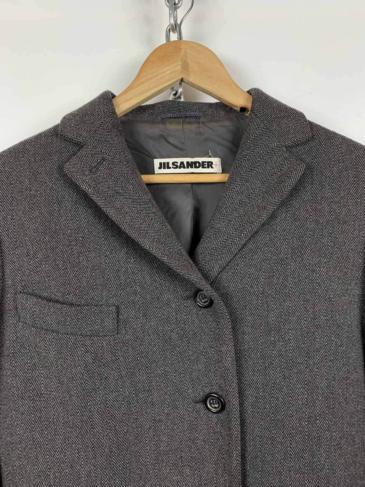 Jil Sander Vintage Jil Sander + Women’s Cashmere Coat Size S / US 4 / IT 40 - 4 Thumbnail