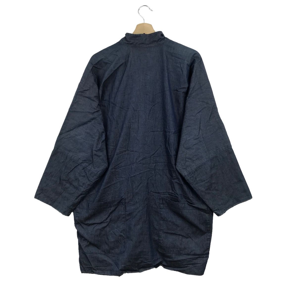 Indigo × Japanese Brand × Vintage Vintage BEE Jacket Pure Indigo Japanese Traditional Style Size US XL / EU 56 / 4 - 4 Thumbnail