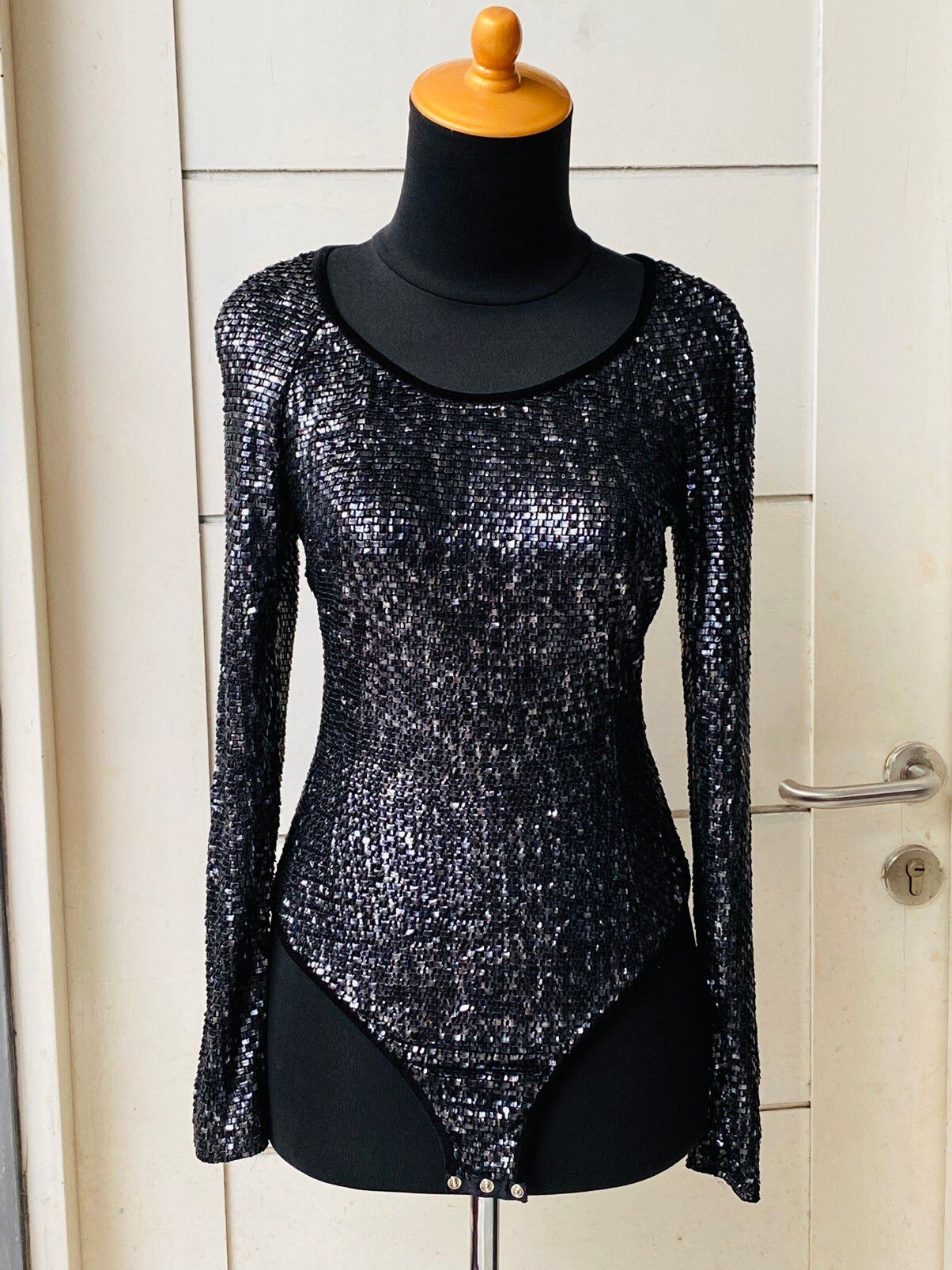 Ritmo Di Perla Ritmo di Perla Black Glitch Bodysuit Size S / US 4 / IT 40 - 1 Preview
