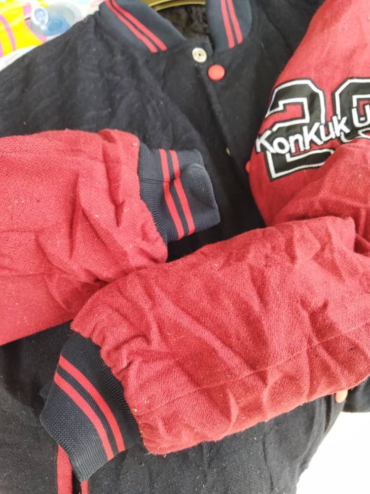 Other 🐱‍👤STEAL IT🐱‍👤 KOREAN UNIVERSITY VARSITY JACKET Size US L / EU 52-54 / 3 - 4 Thumbnail