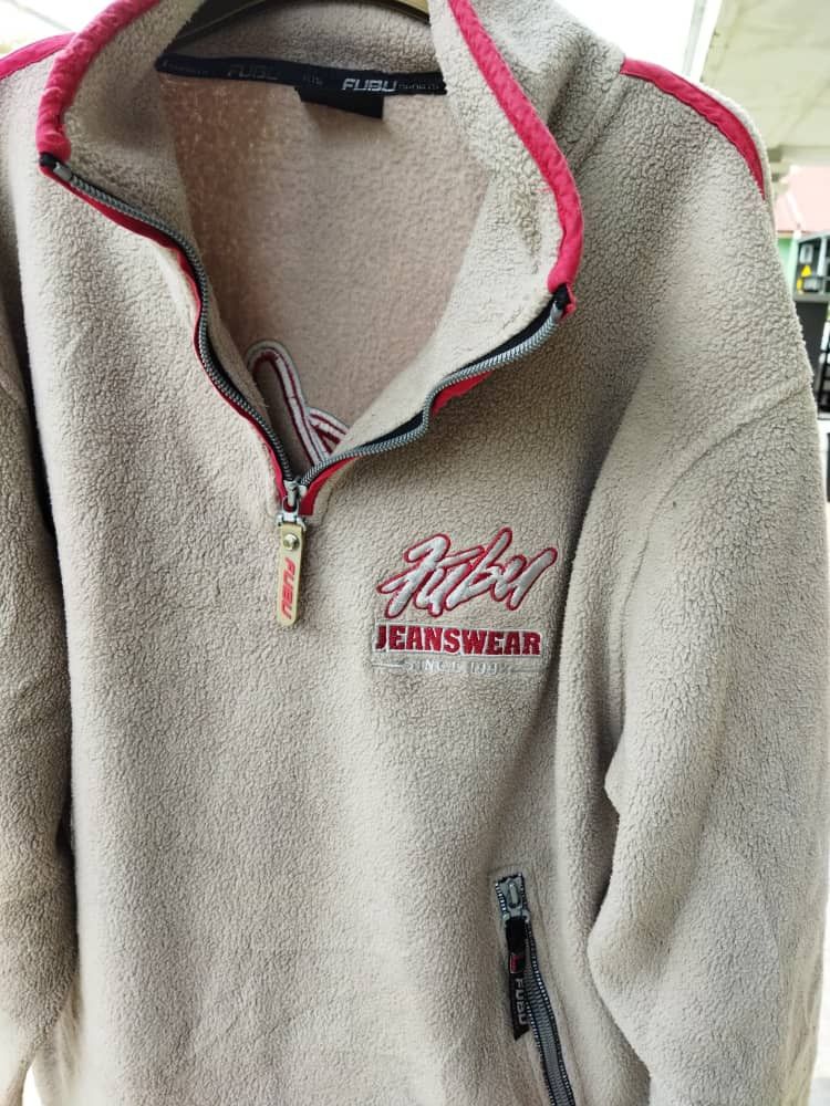 Fubu × Rap Tees × Vintage RARE FUBU HALF ZIPPER HOODIES Size US L / EU 52-54 / 3 - 4 Thumbnail