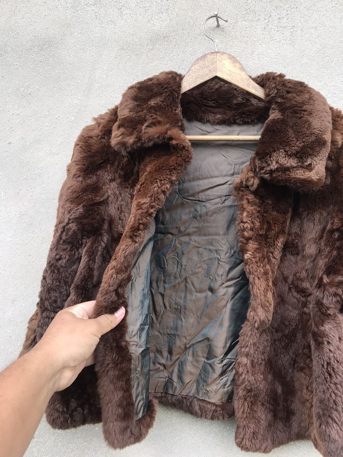 14th Addiction Mink fur Coat Jacket Fox Style Size S / US 4 / IT 40 - 6 Thumbnail