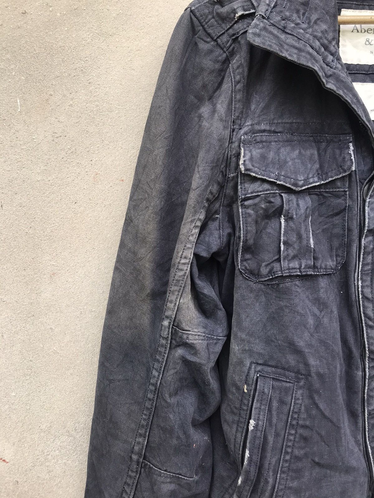 Abercrombie & Fitch RARE VINTAGE 90s Abercombie & Fitch Workwear Sun Faded Jckt Size US M / EU 48-50 / 2 - 6 Thumbnail