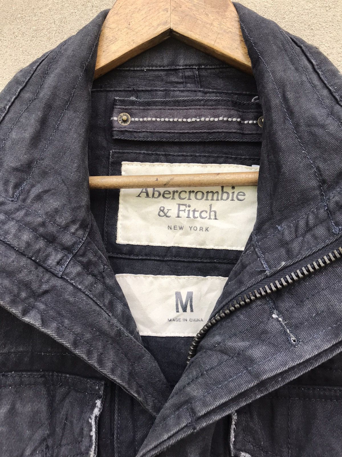 Abercrombie & Fitch RARE VINTAGE 90s Abercombie & Fitch Workwear Sun Faded Jckt Size US M / EU 48-50 / 2 - 7 Thumbnail