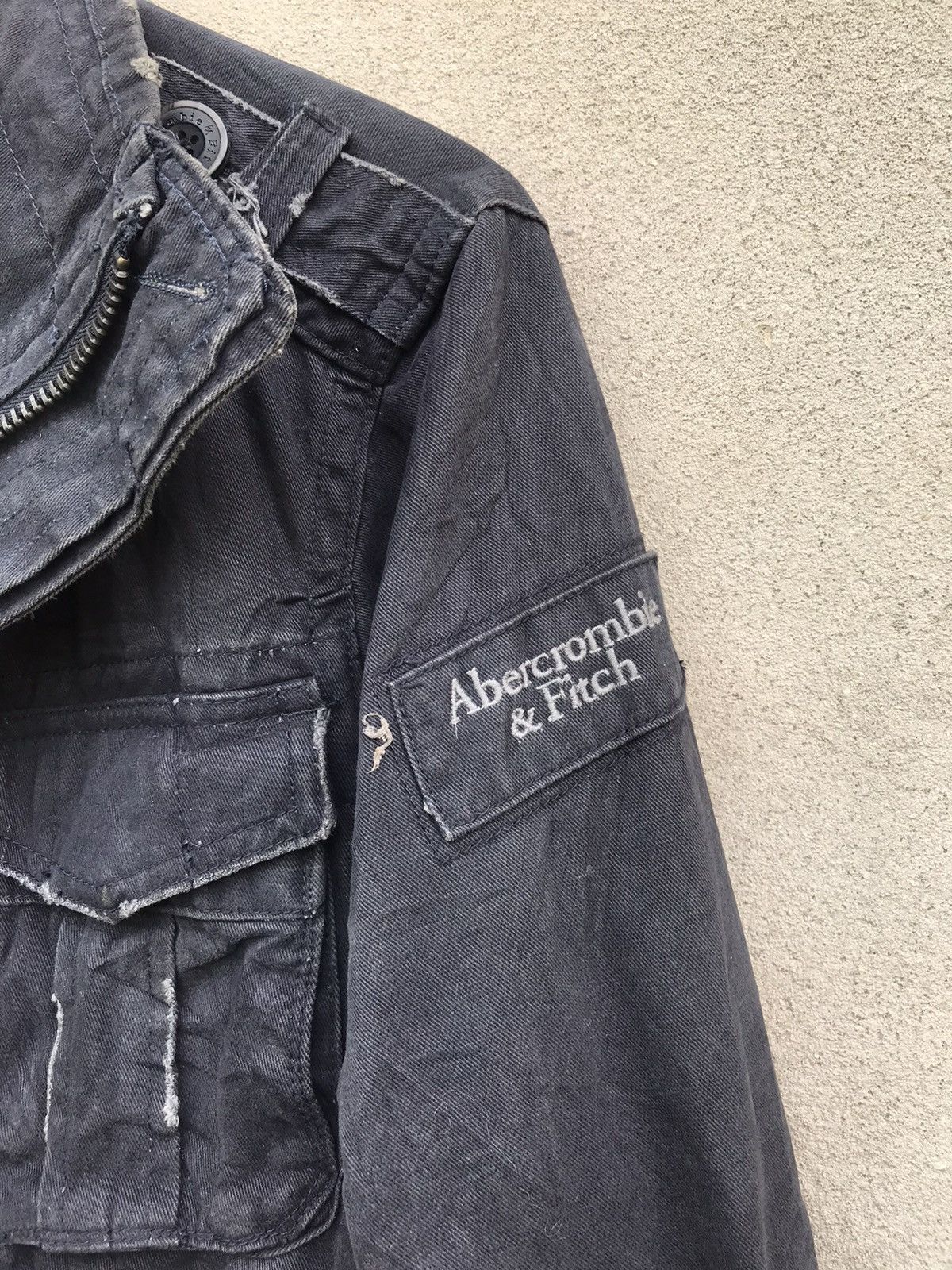 Abercrombie & Fitch RARE VINTAGE 90s Abercombie & Fitch Workwear Sun Faded Jckt Size US M / EU 48-50 / 2 - 8 Thumbnail