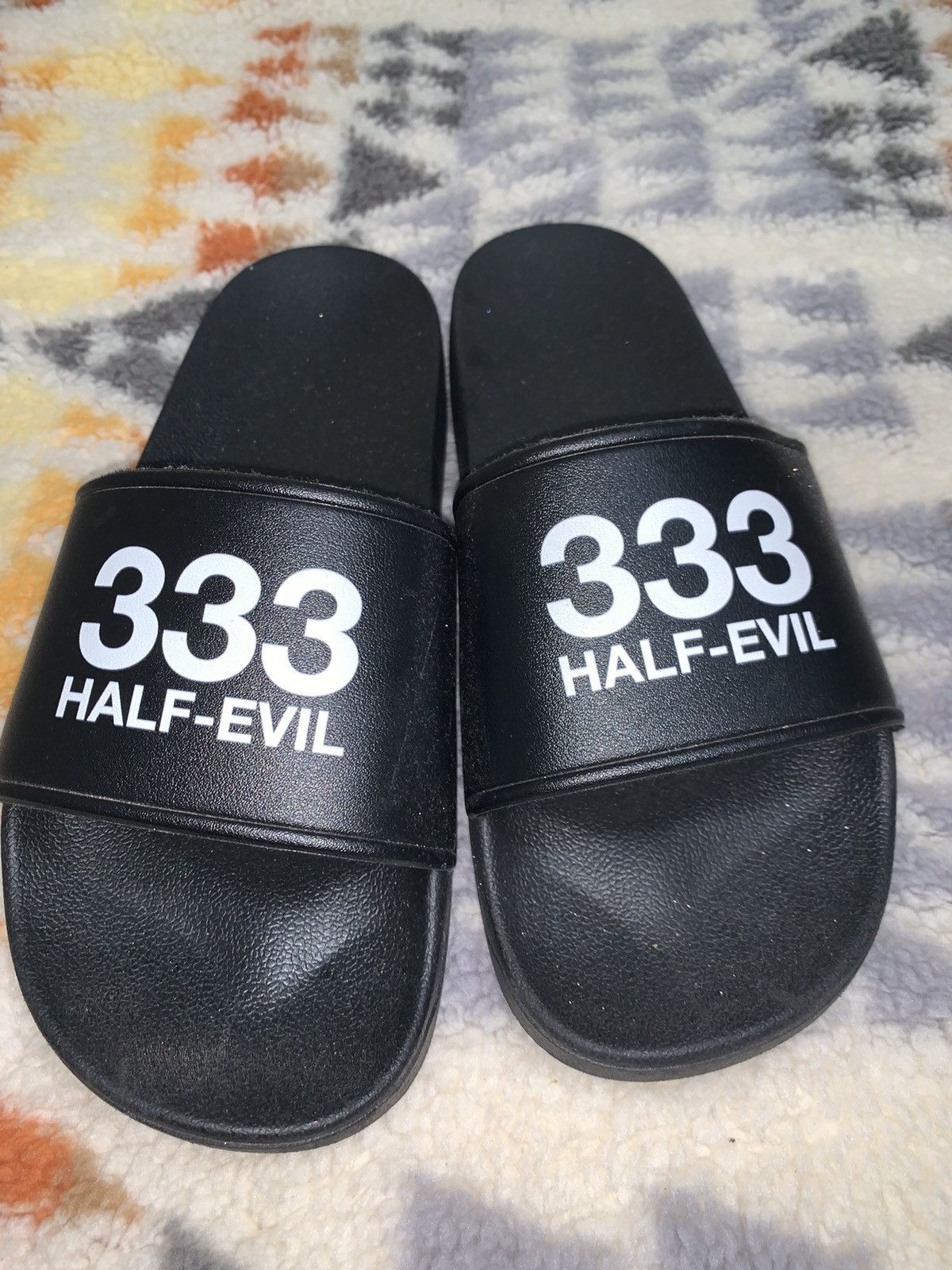 Half Evil HALF EVIL 333 SLIDES | Grailed