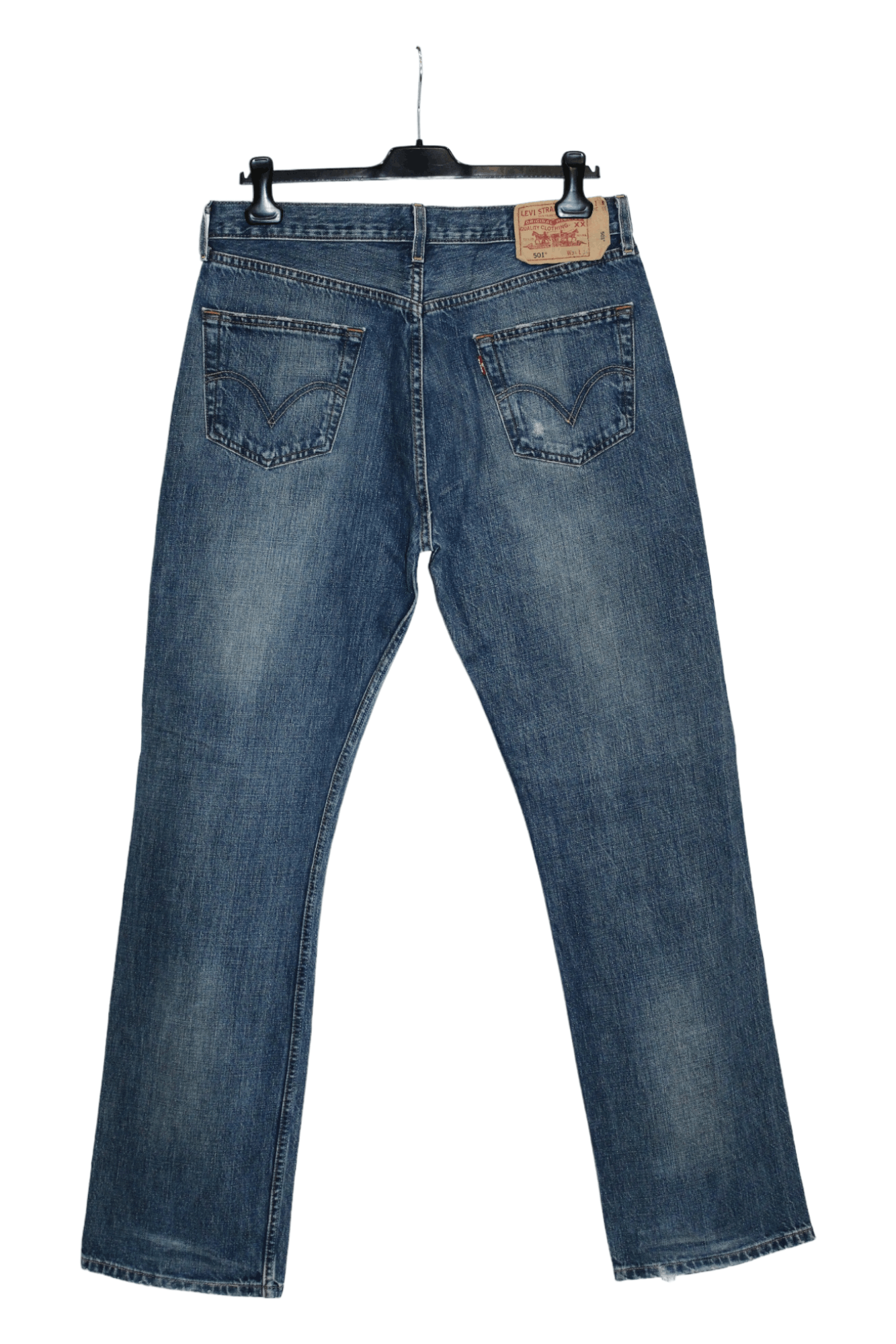 Levi's Vintage Clothing RARE💥VTG Levi's Boro Sashiko Patchwork Faded Denim Jeans Size US 34 / EU 50 - 6 Thumbnail