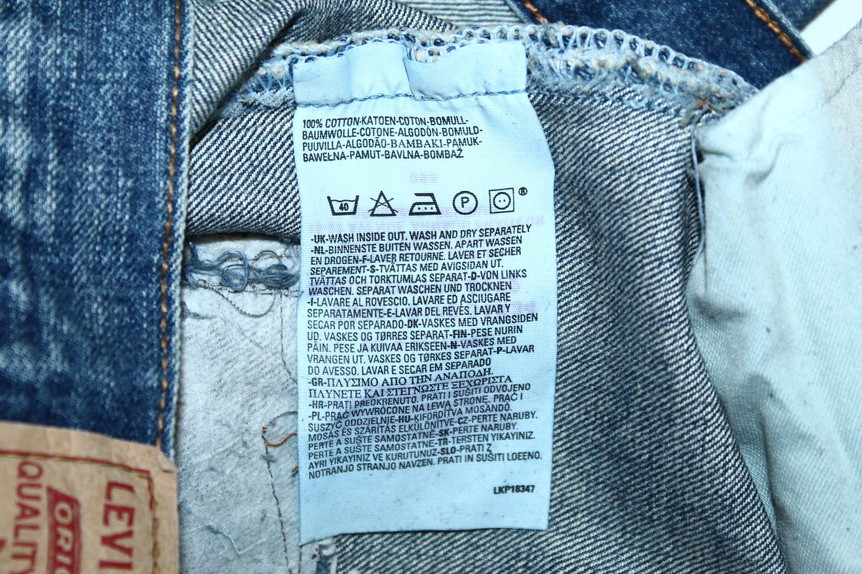 Levi's Vintage Clothing RARE💥VTG Levi's Boro Sashiko Patchwork Faded Denim Jeans Size US 34 / EU 50 - 10 Thumbnail