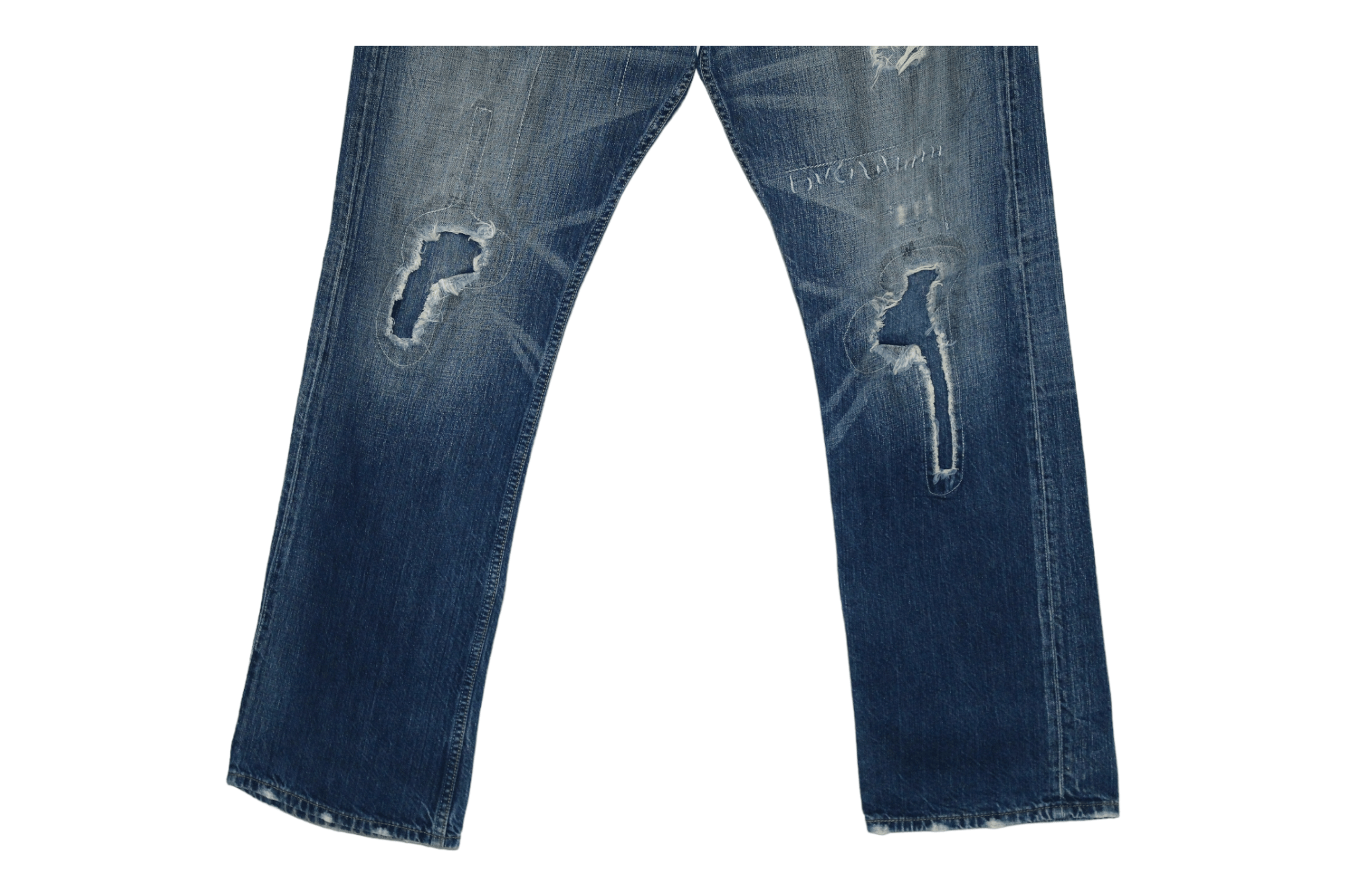 Levi's RARE💥Levi’s 501 limited edition 2006 distressed jeans Size US 34 / EU 50 - 3 Thumbnail