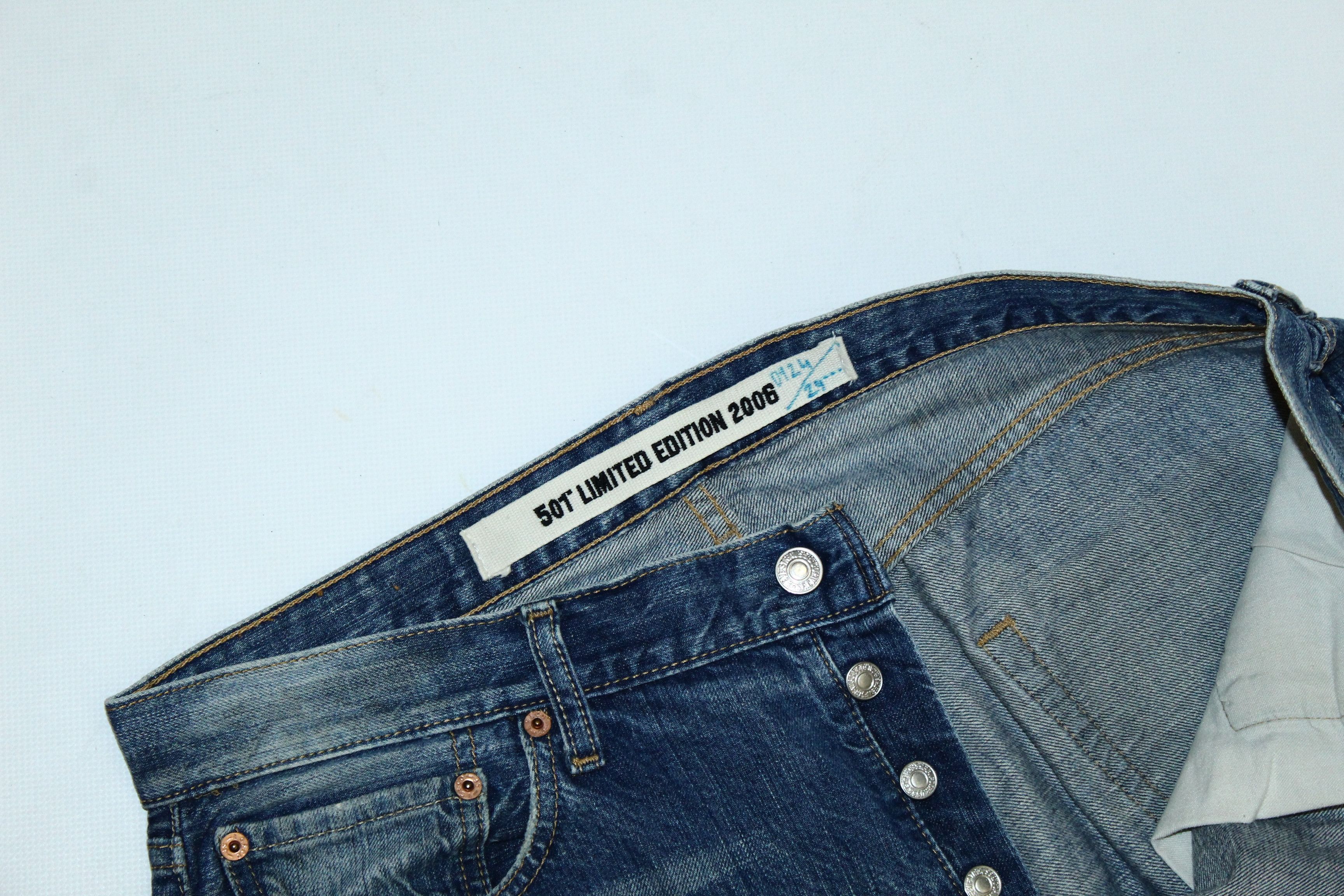 Levi's RARE💥Levi’s 501 limited edition 2006 distressed jeans Size US 34 / EU 50 - 10 Thumbnail