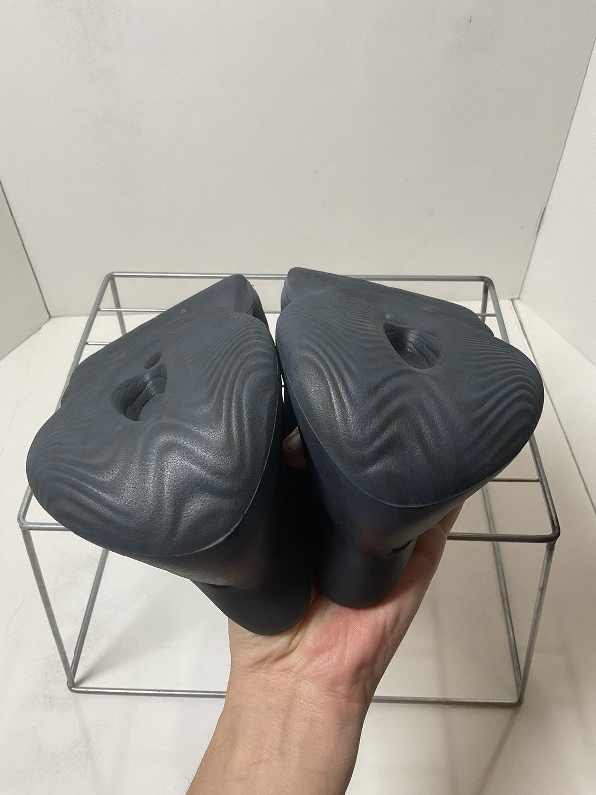 Adidas × Kanye West Adidas 2021 Yeezy Foam RNNR Mineral Blue US11 No Box Rare !! Size US 11 / EU 44 - 9 Thumbnail