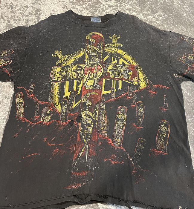 Vintage Slayer Seasons All Over Print | Grailed