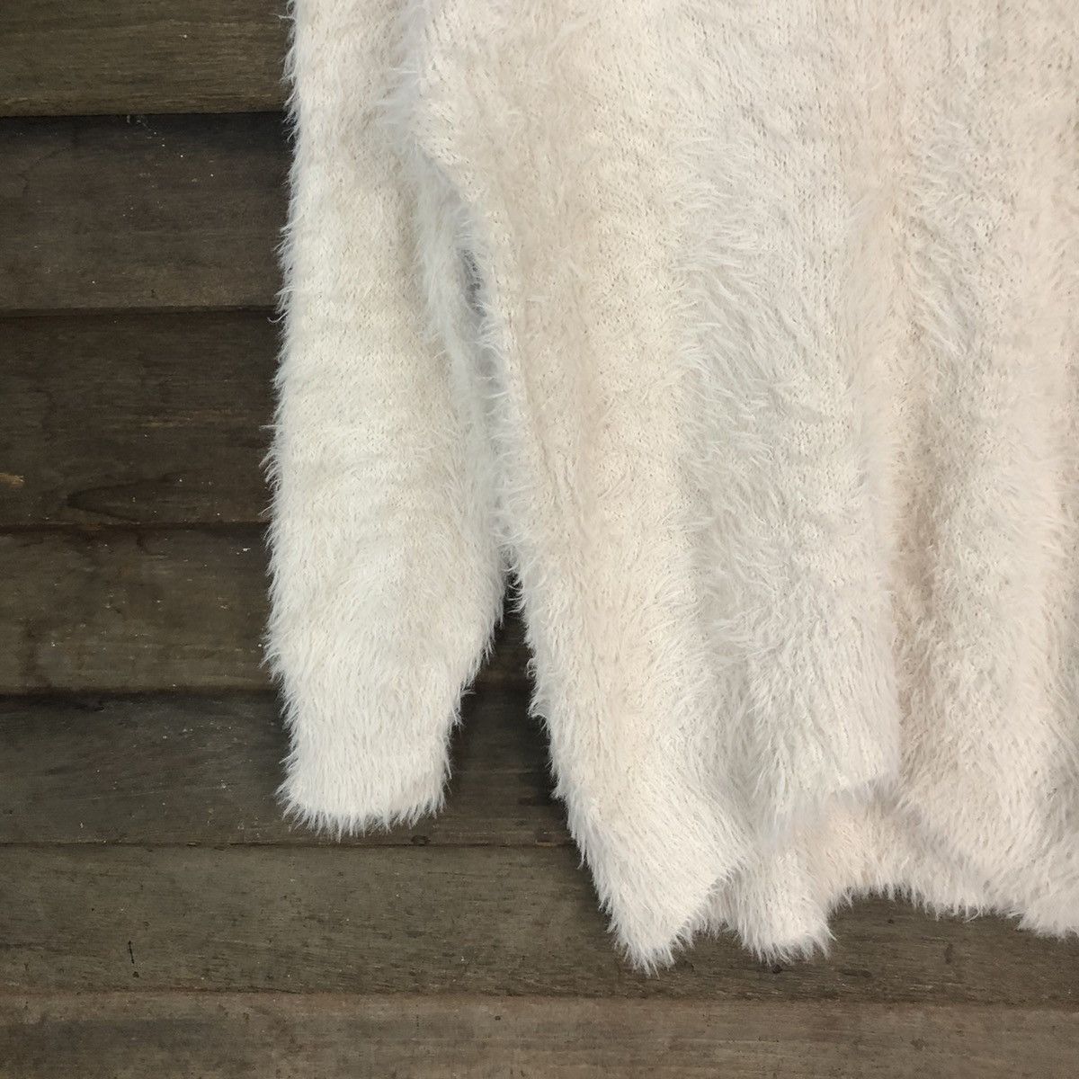 Aran Isles Knitwear × GU × Homespun Knitwear GU Pink Shag Shaggy Fur Mohair Knitwear #797 Size XL / US 12-14 / IT 48-50 - 4 Thumbnail