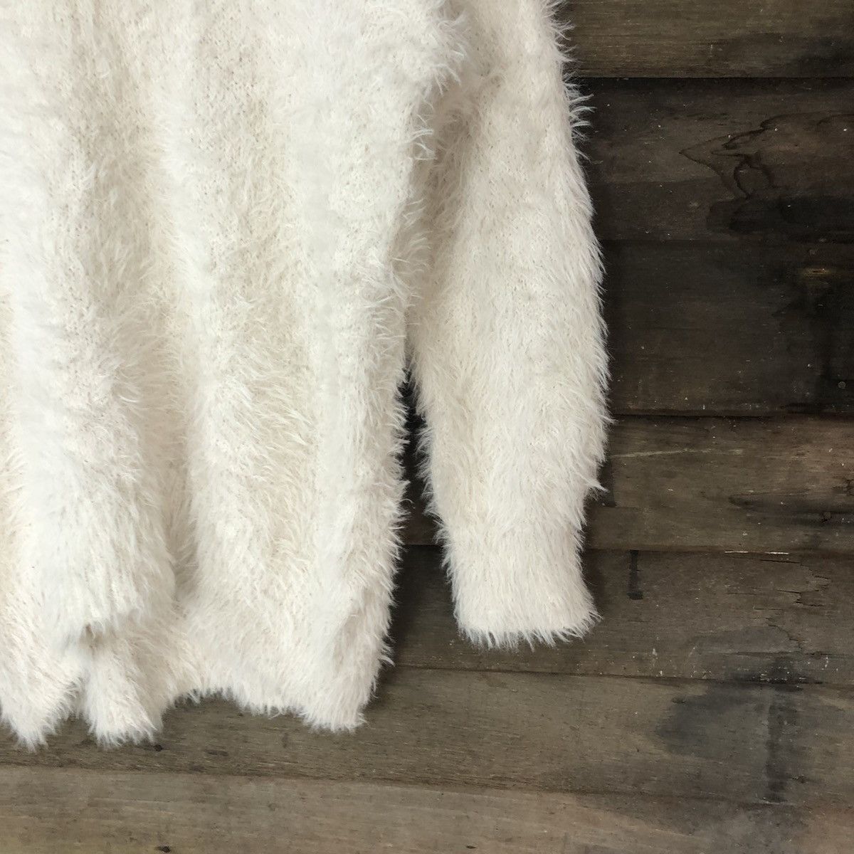 Aran Isles Knitwear × GU × Homespun Knitwear GU Pink Shag Shaggy Fur Mohair Knitwear #797 Size XL / US 12-14 / IT 48-50 - 5 Thumbnail