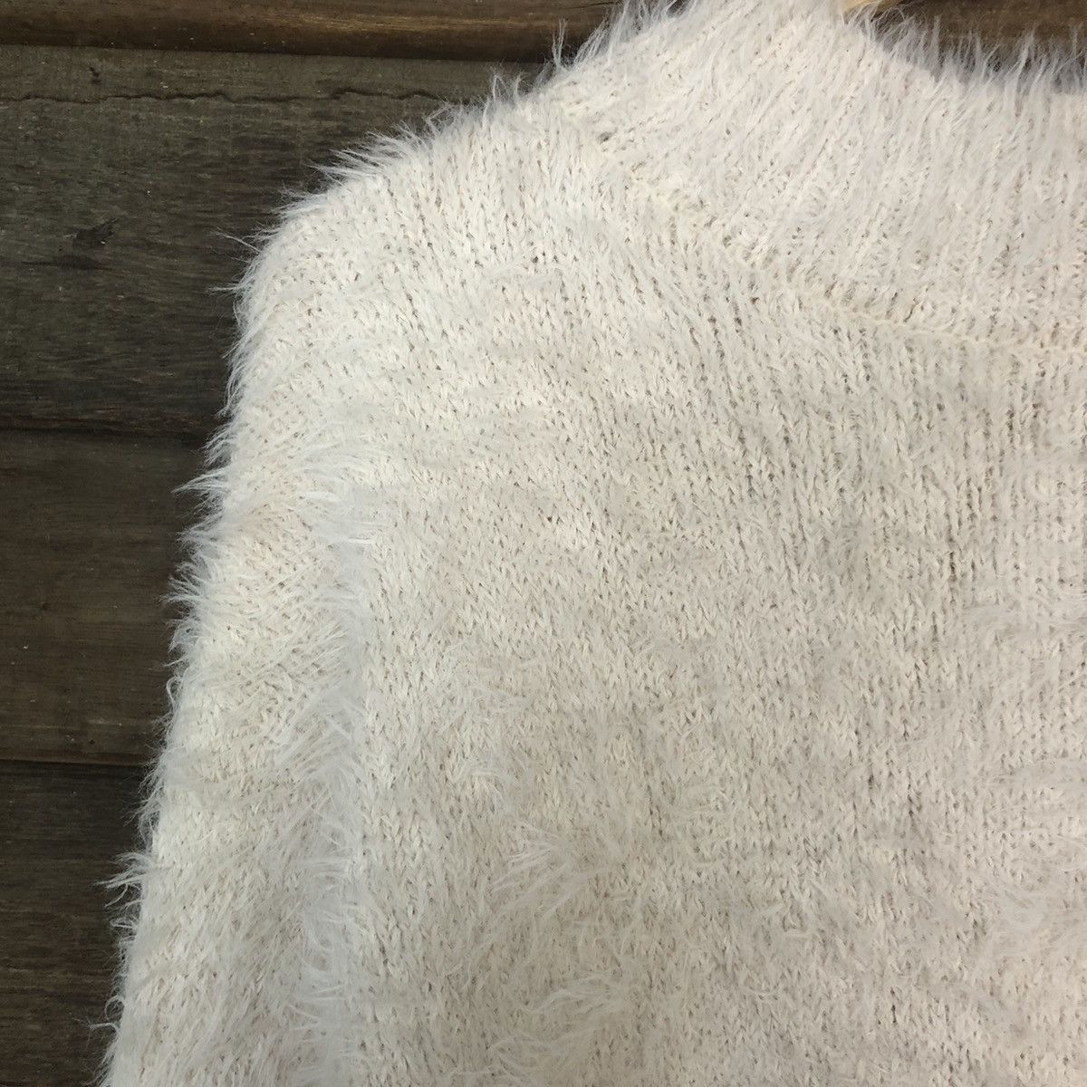 Aran Isles Knitwear × GU × Homespun Knitwear GU Pink Shag Shaggy Fur Mohair Knitwear #797 Size XL / US 12-14 / IT 48-50 - 6 Thumbnail