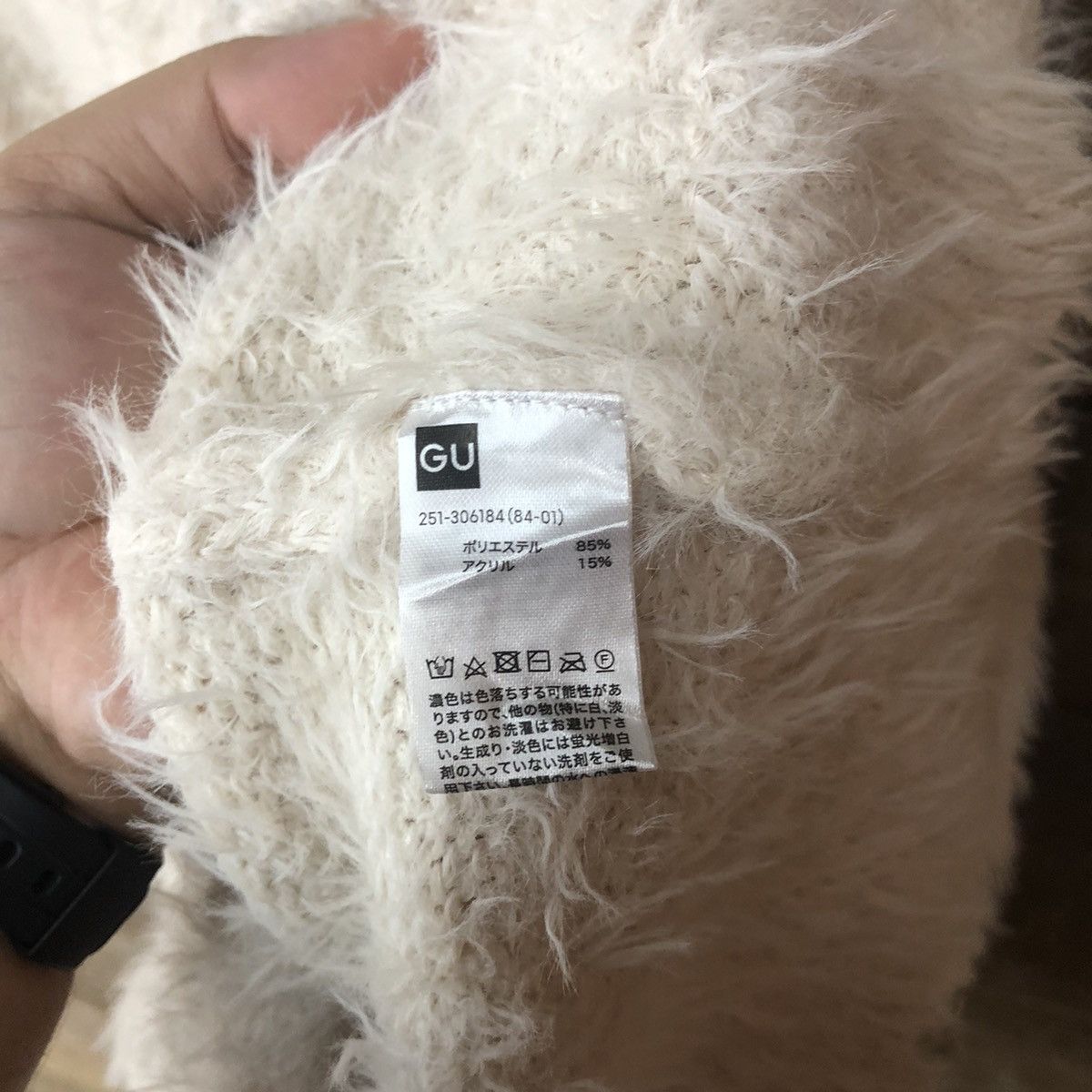 Aran Isles Knitwear × GU × Homespun Knitwear GU Pink Shag Shaggy Fur Mohair Knitwear #797 Size XL / US 12-14 / IT 48-50 - 8 Thumbnail