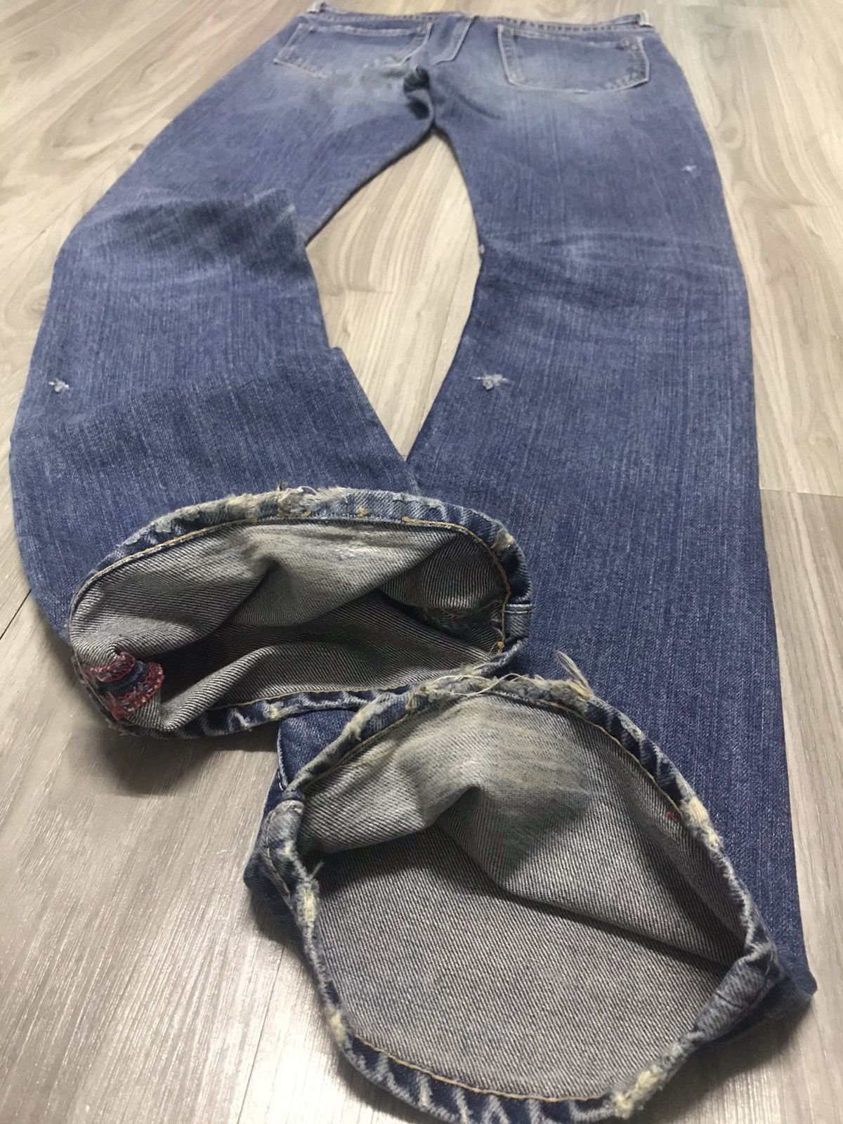 Japanese Brand × MOUSSY Flare🔥🔥 Black by Moussy Jeans Size US 30 / EU 46 - 15 Thumbnail