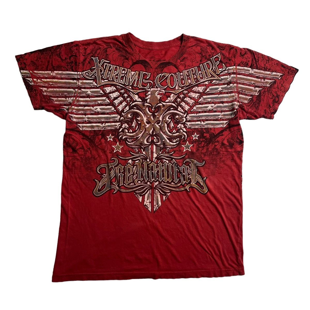 Xtreme Couture Camiseta De Manga Corta Para Hombre, Negro -, 4X-Large