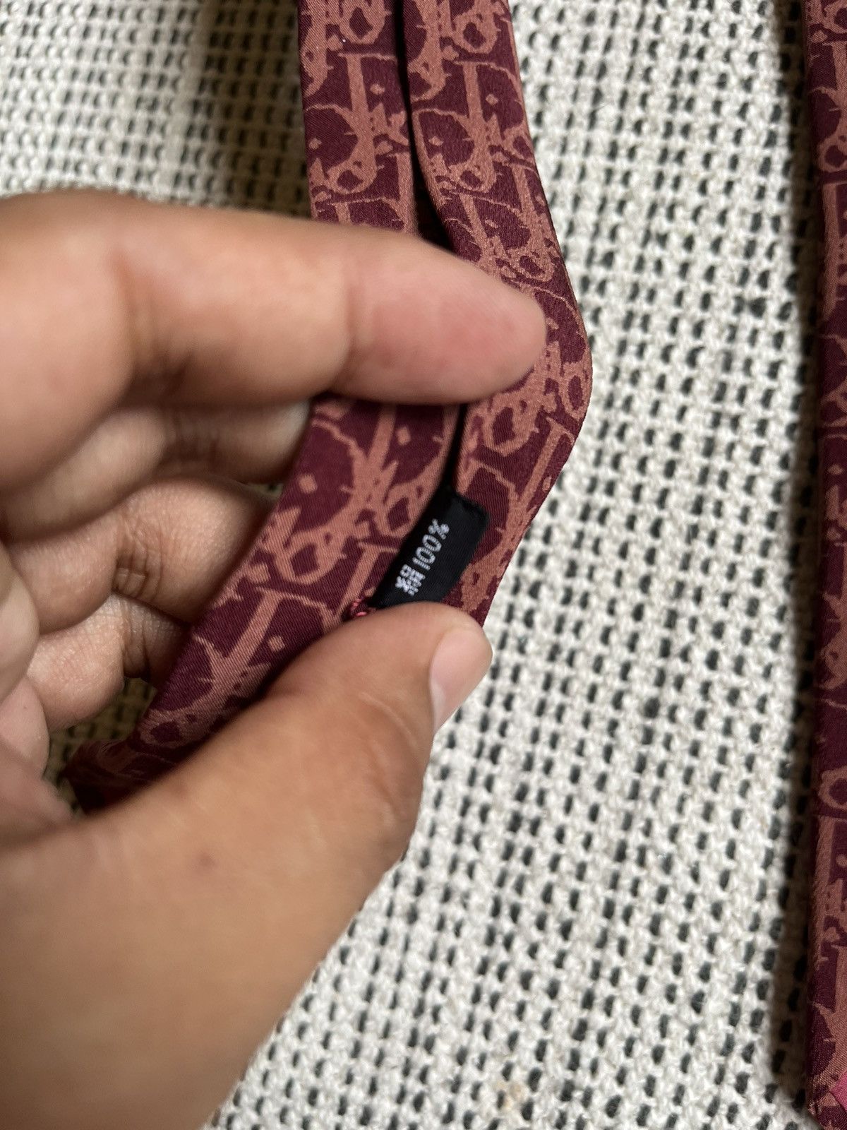 Christian Dior Monsieur × Dior Vintage Dior Oblique monogram tie Size ONE SIZE - 5 Thumbnail