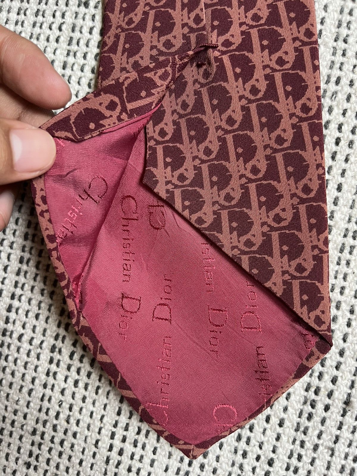Christian Dior Monsieur × Dior Vintage Dior Oblique monogram tie Size ONE SIZE - 3 Thumbnail