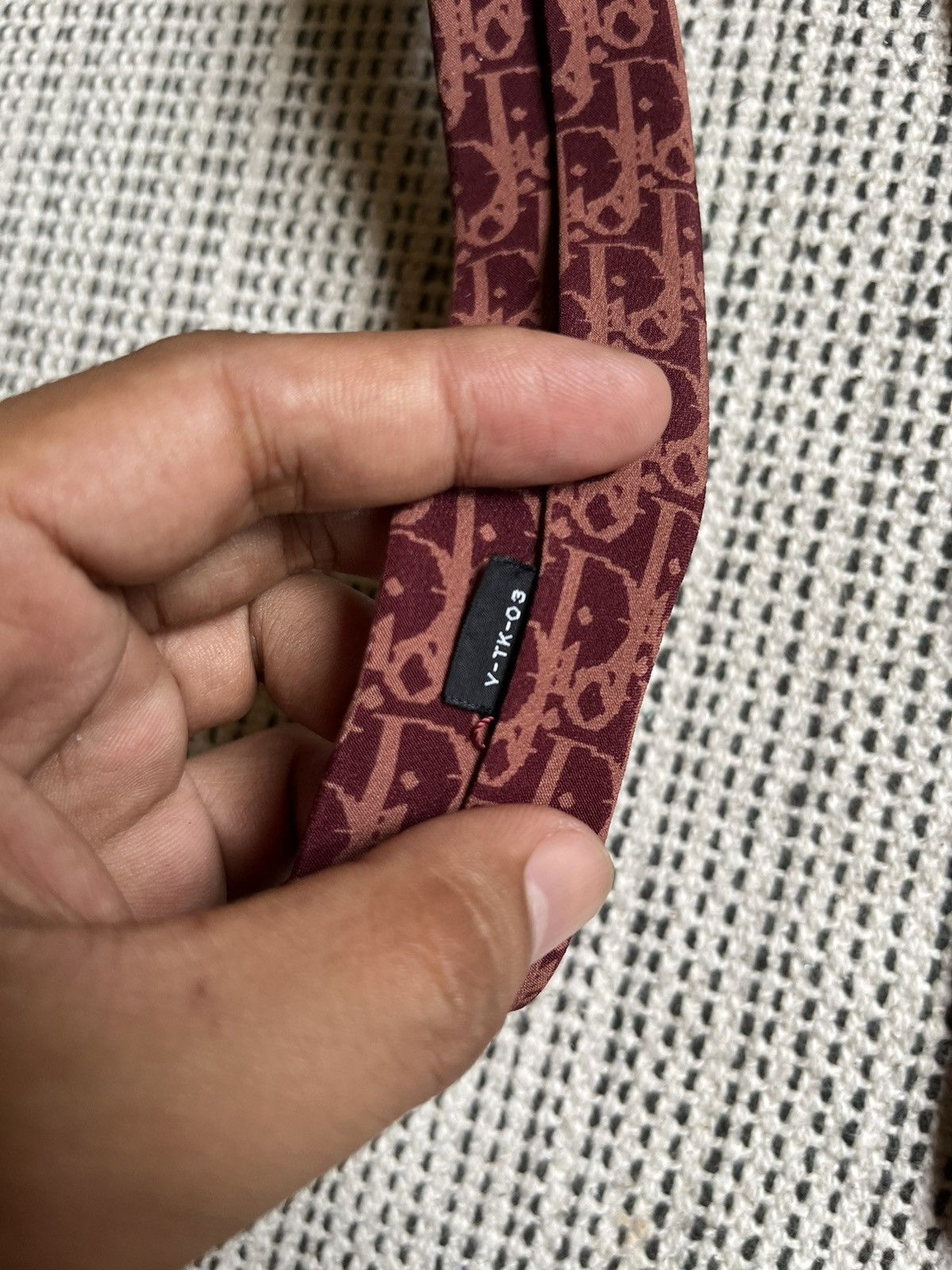 Christian Dior Monsieur × Dior Vintage Dior Oblique monogram tie Size ONE SIZE - 4 Thumbnail