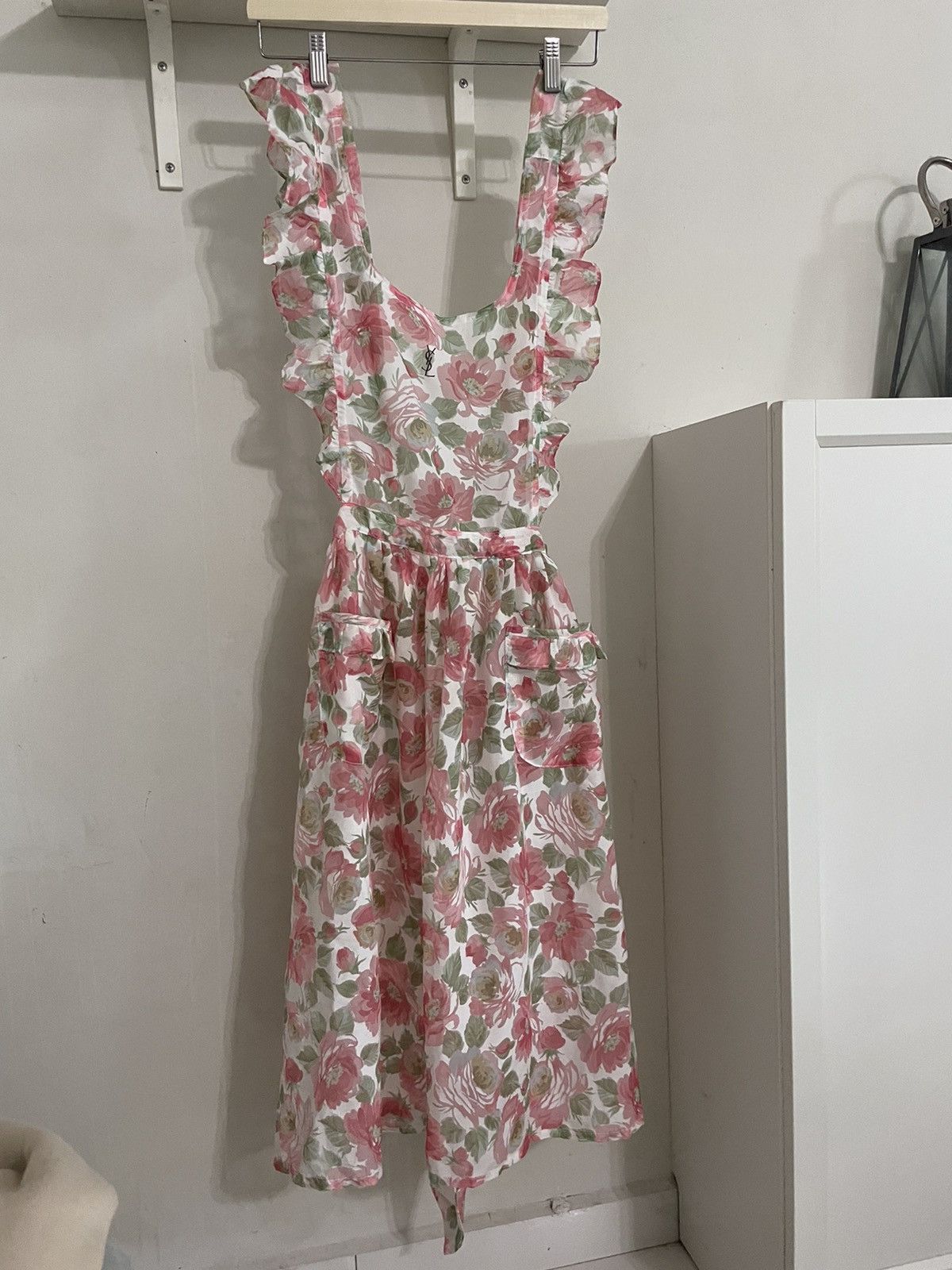 YSL Floral Apron Luxury Cooking