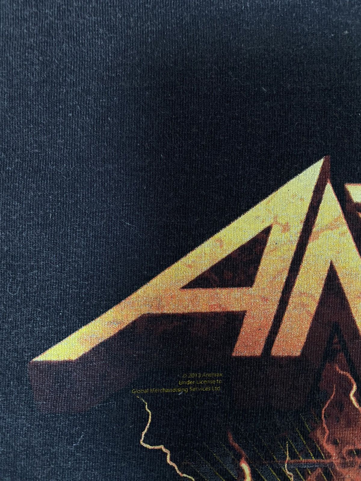 Band Tees × Vintage Vintage 2013 Anthrax Band Tee Shirt Size US L / EU 52-54 / 3 - 5 Thumbnail