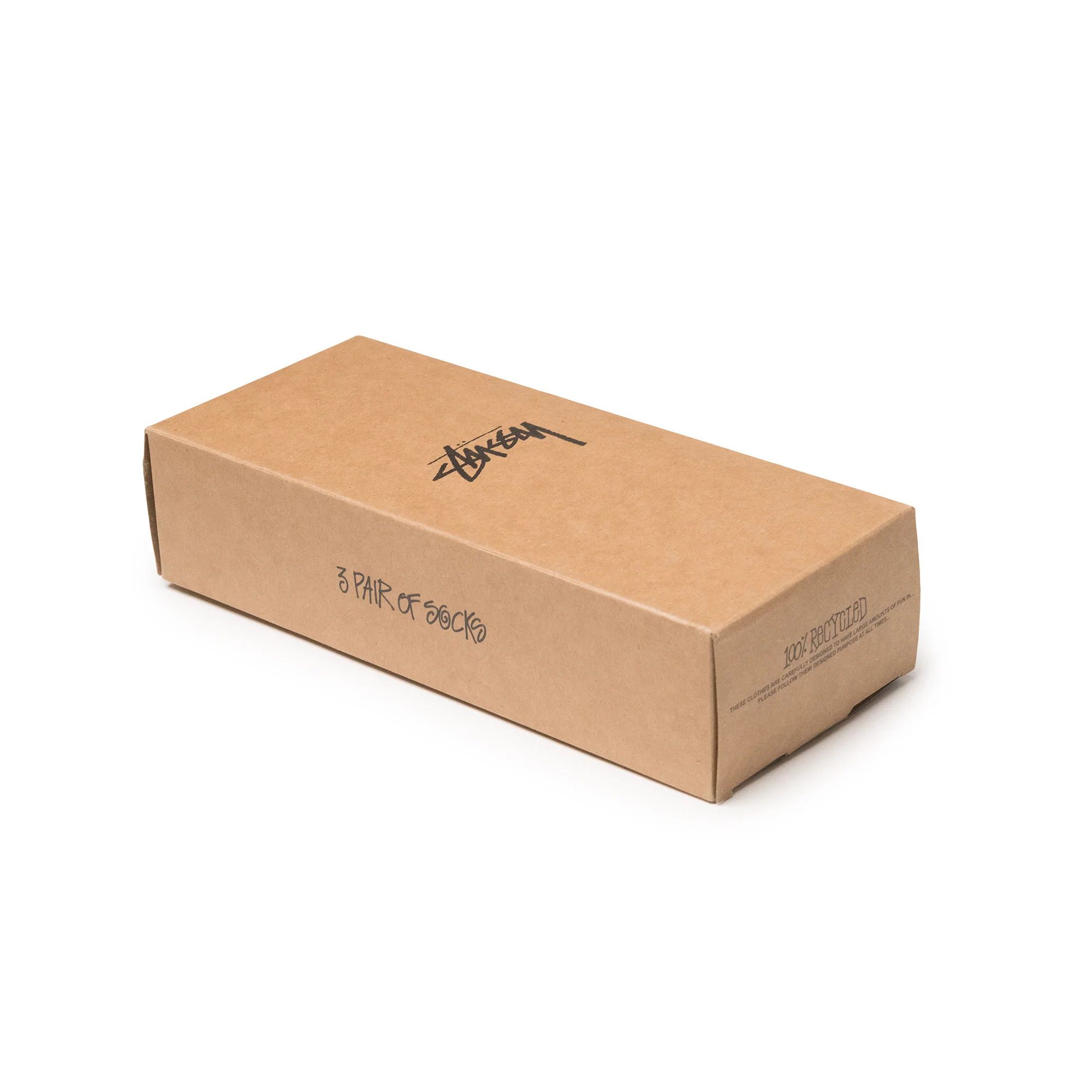 Stussy Stussy SOCKS CREW CALF HI SKATE - 3 PACK Black Size ONE SIZE - 2 Thumbnail
