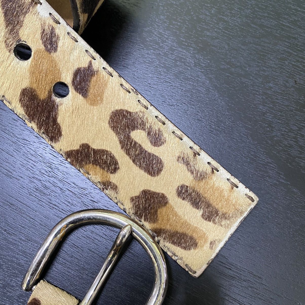 ベルト PRADA Leopard-Panel Belt Prada leopard-panel Belt | Neutrals | FARFETCH NO